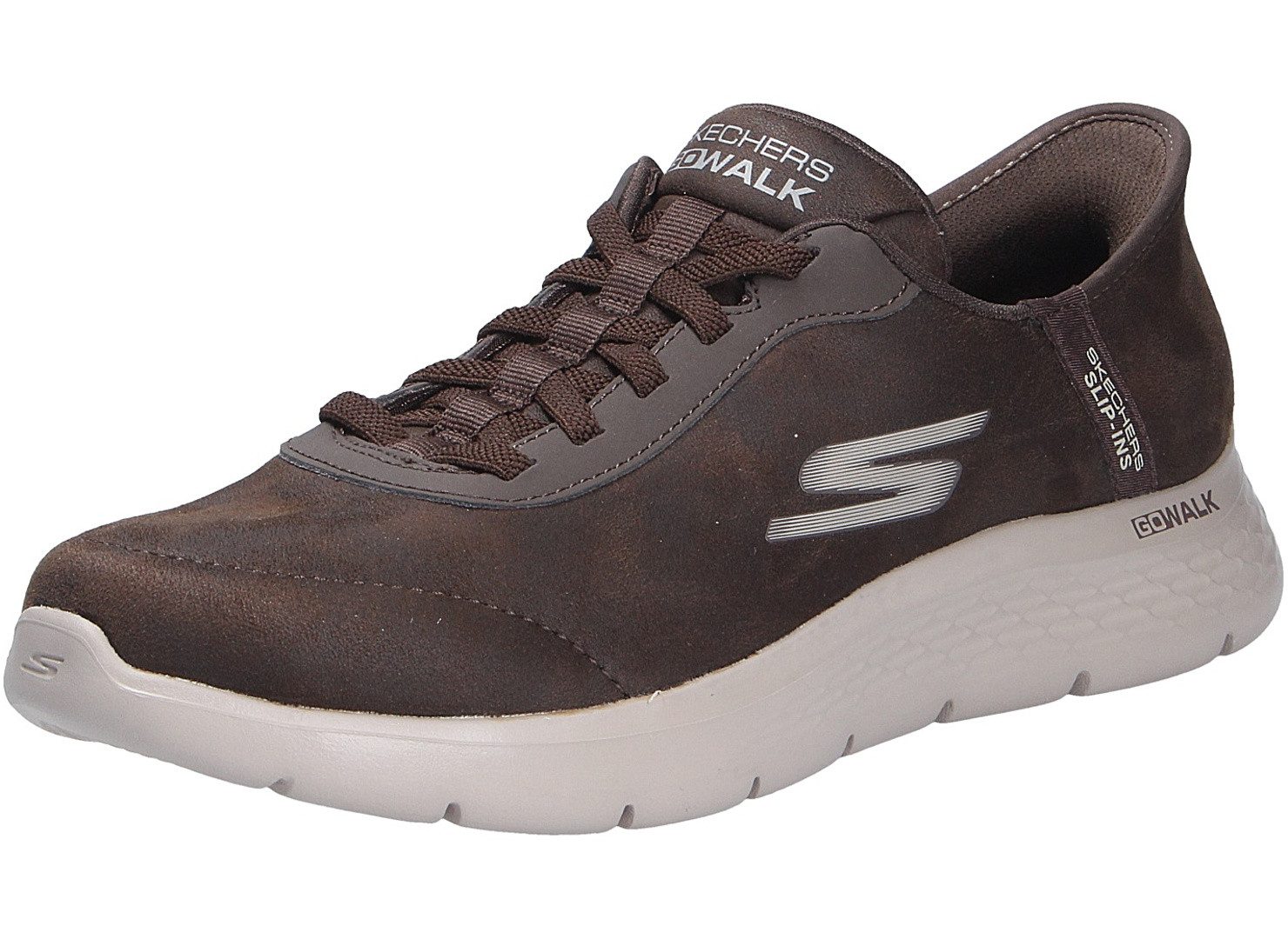 Skechers Skechers Herren Halbschuh GO WALK FLEX braun Größe Sneaker