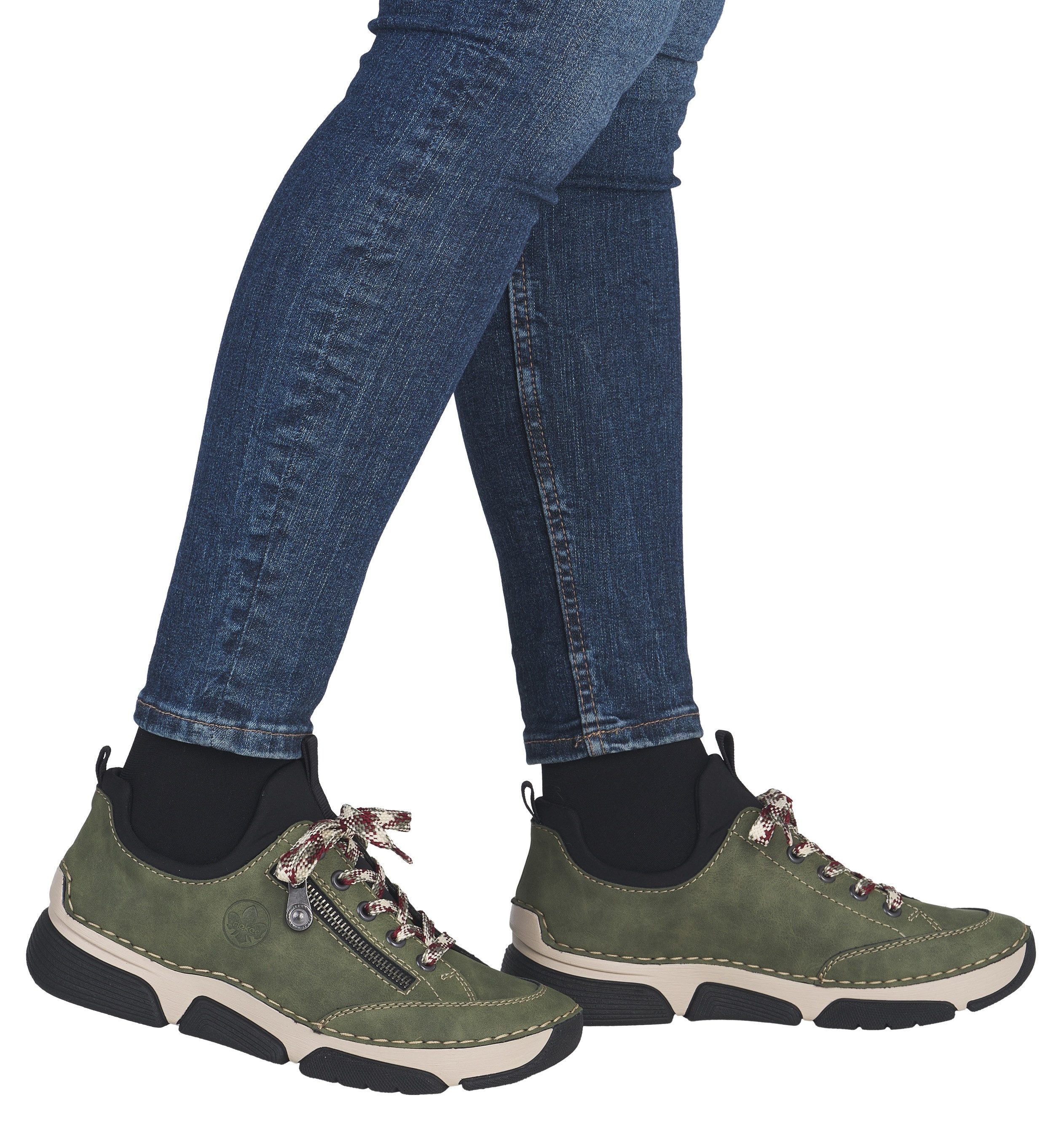 Rieker Slip-On Sneaker Schlupfschuh, Halbschuh, Freizeitschuh mit weicher I günstig online kaufen