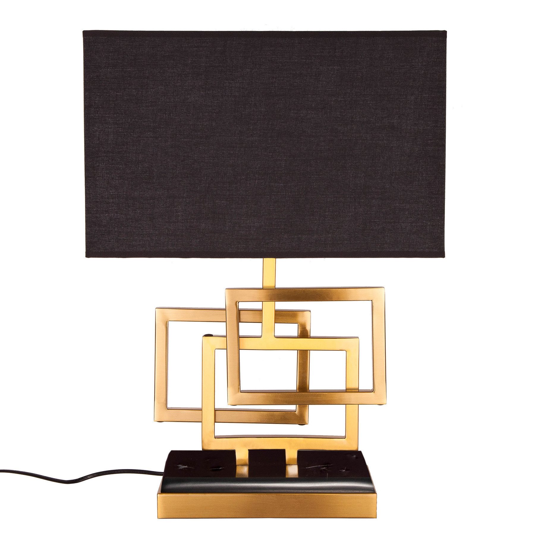 riess-ambiente Tischleuchte ATLANTIS 56cm gold, ohne günstig online kaufen