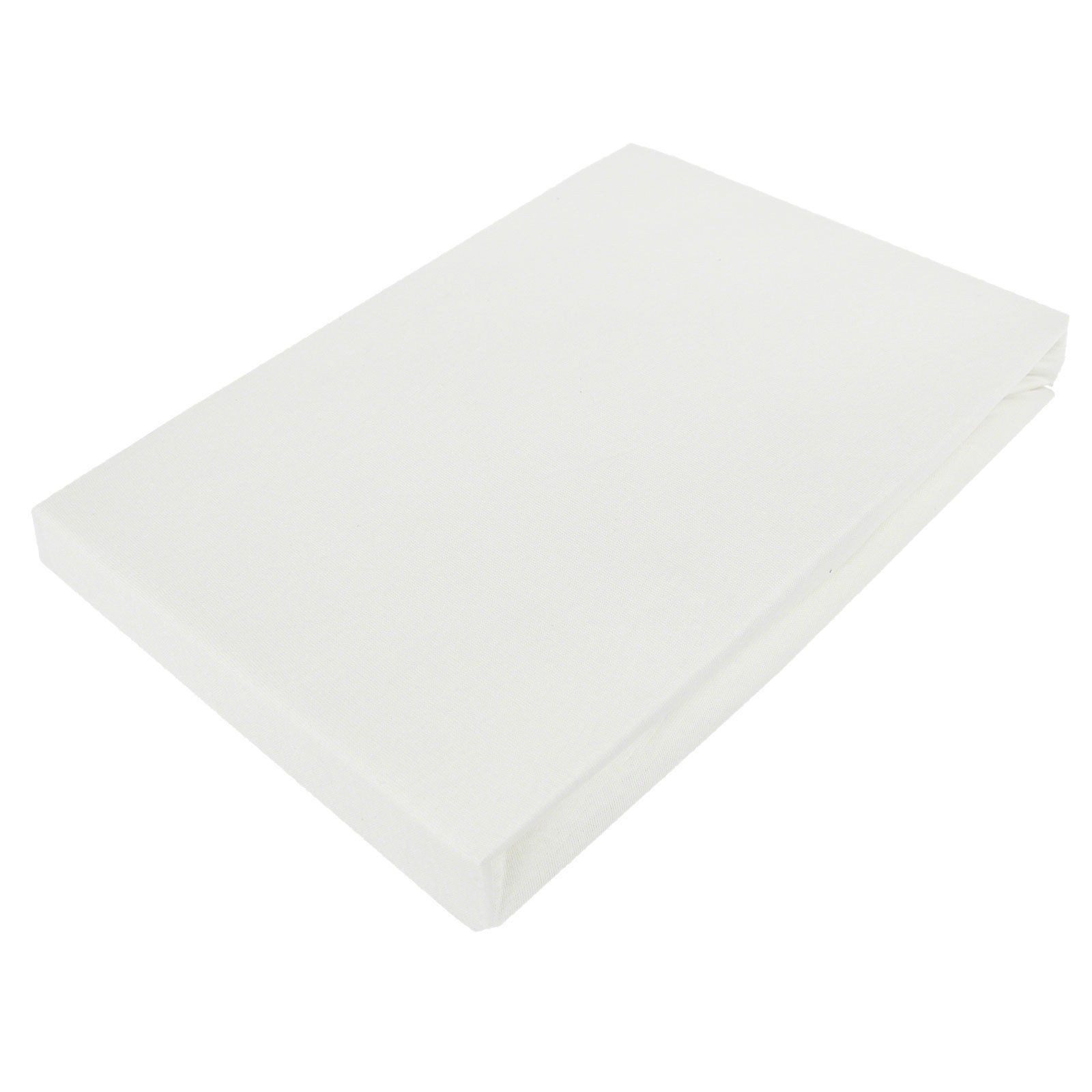 Casa Colori Spannbettlaken Jersey 140x200 cm aus 100% Baumwolle, Baumwolle, Gummizug: rundum, (1 Stück), robust & pflegeleicht