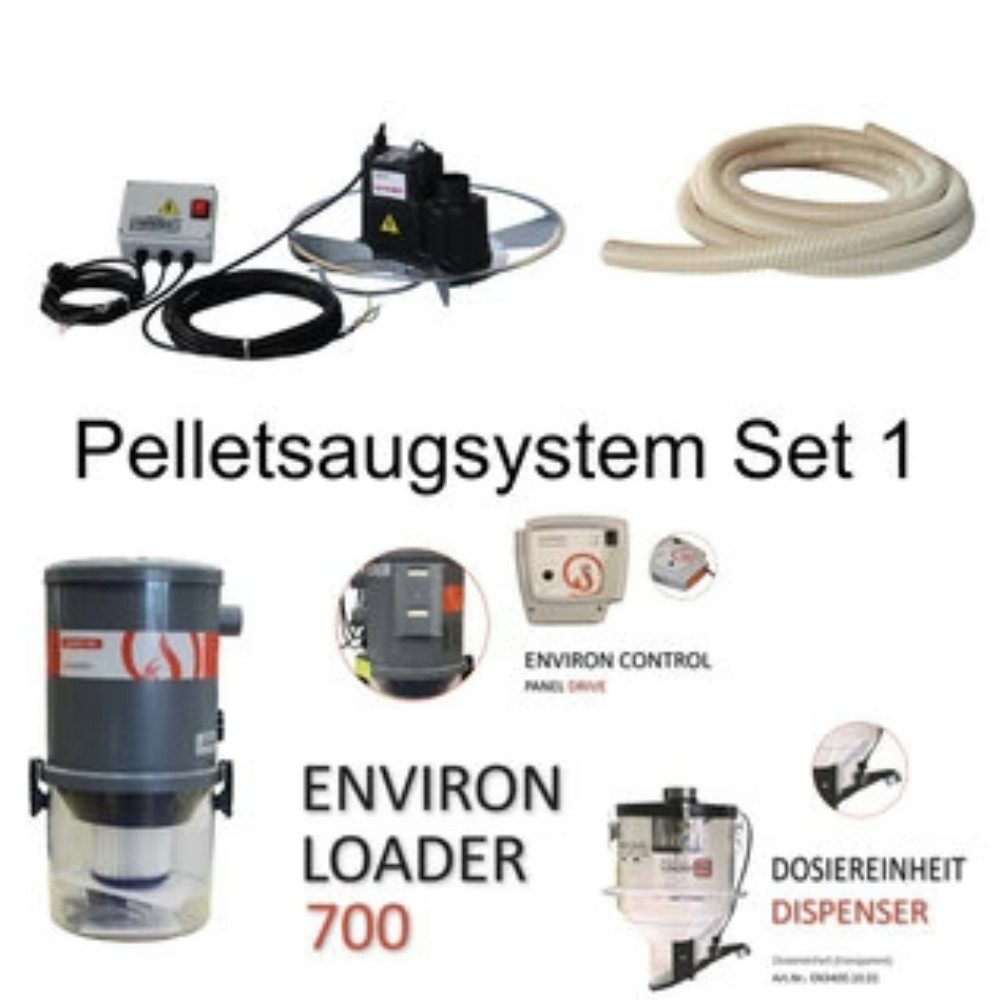 ganz24 Reparatur-Set Environ Pelletsaugsystem Set 1 – Entnahme von oben mit Spiderhug, Motorisierte Entnahmeeinheit