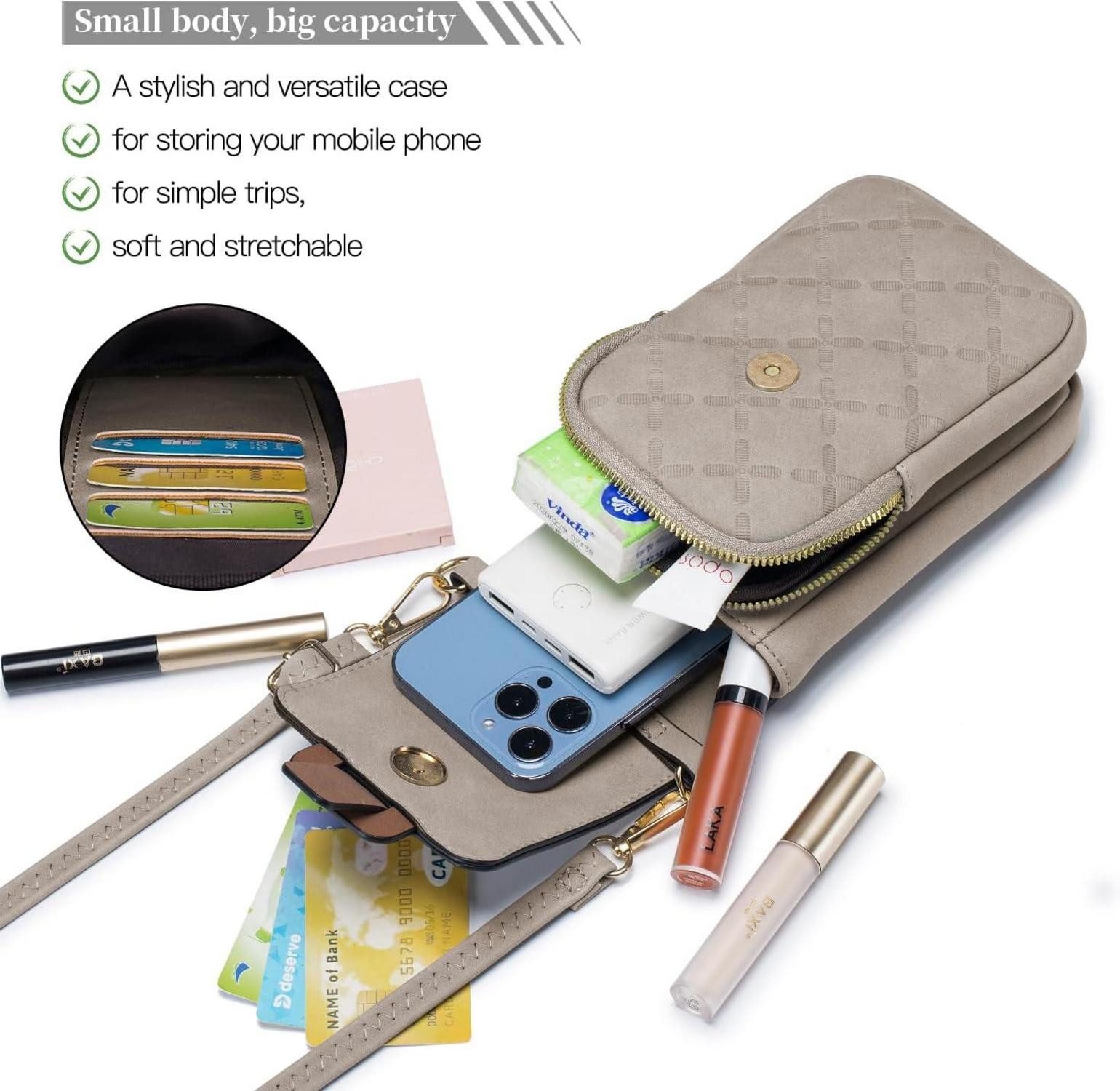 LuxusKollektion Umhängetasche Handytasche Umhängetasche RFID Damen günstig online kaufen