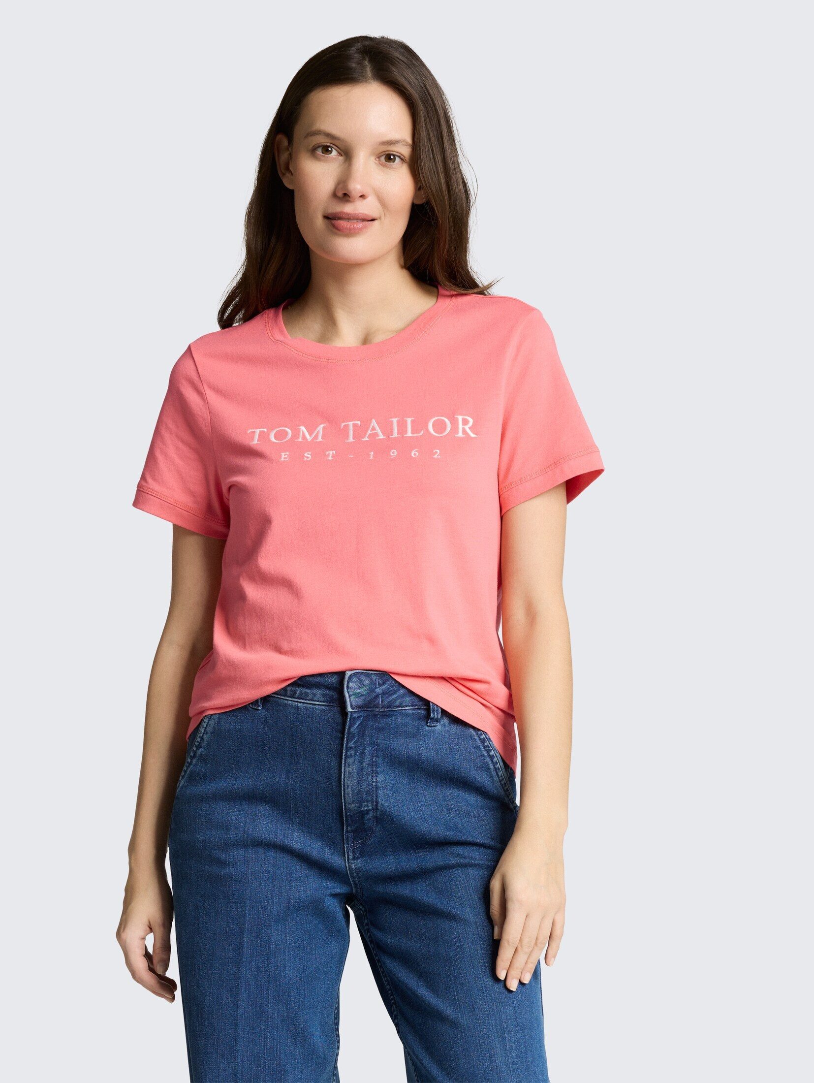 TOM TAILOR T-Shirt T-Shirt T-Shirt mit Logo-Stickerei günstig online kaufen