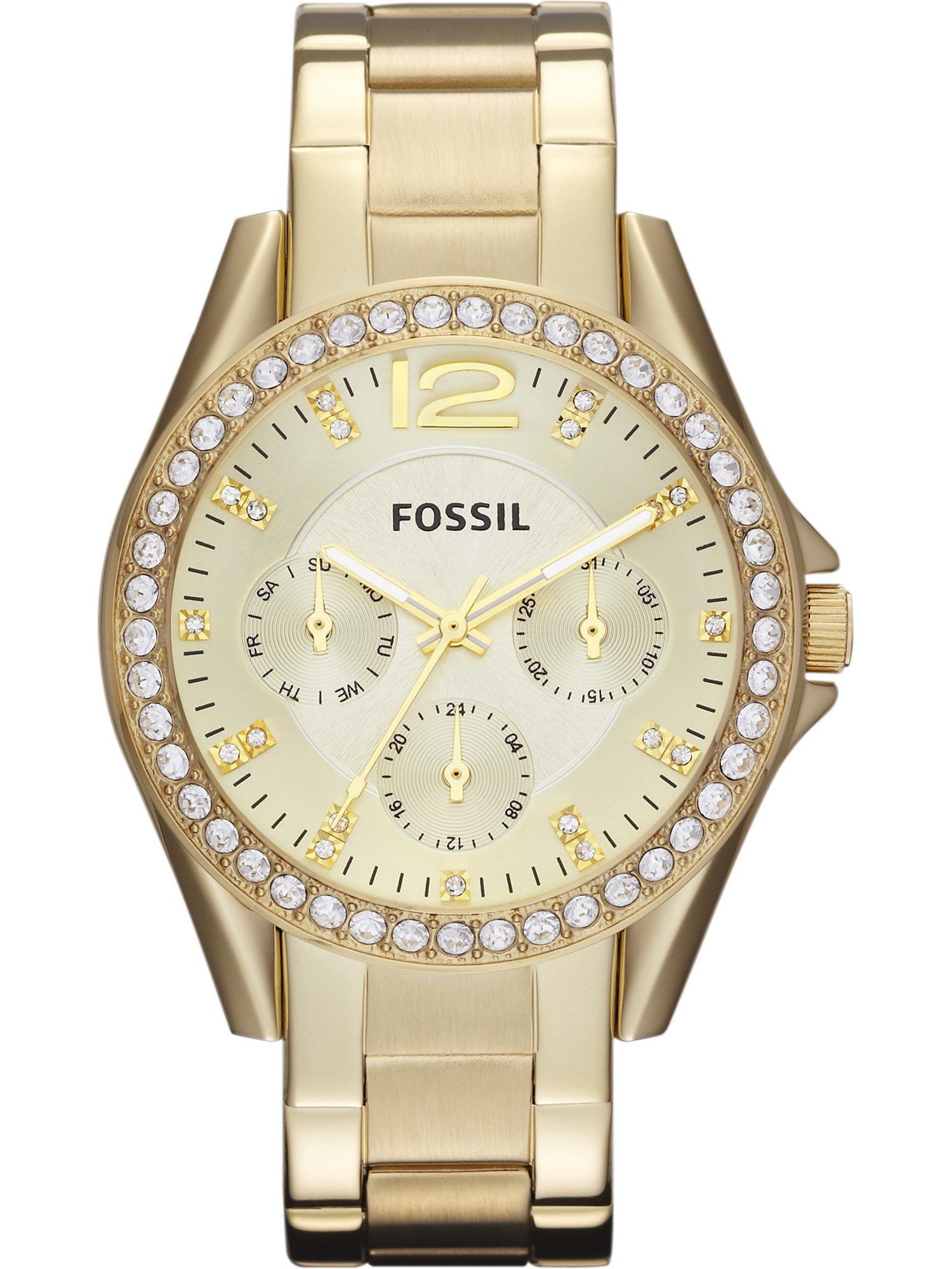 Fossil Quarzuhr Fossil Damen-Uhren Analog Quarz günstig online kaufen