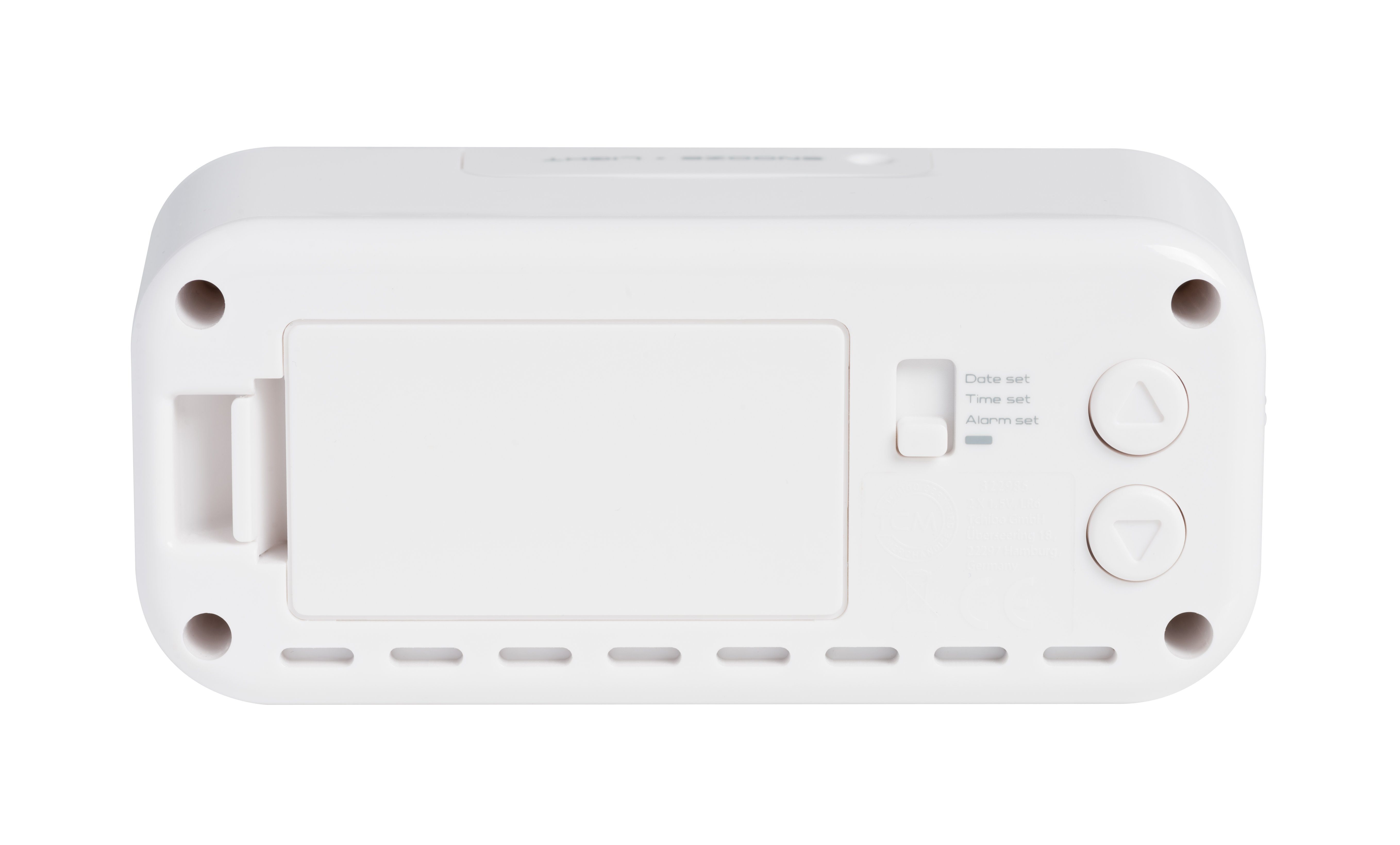 BRESSER Funkwecker MyTime Amber Funkwecker - weiß