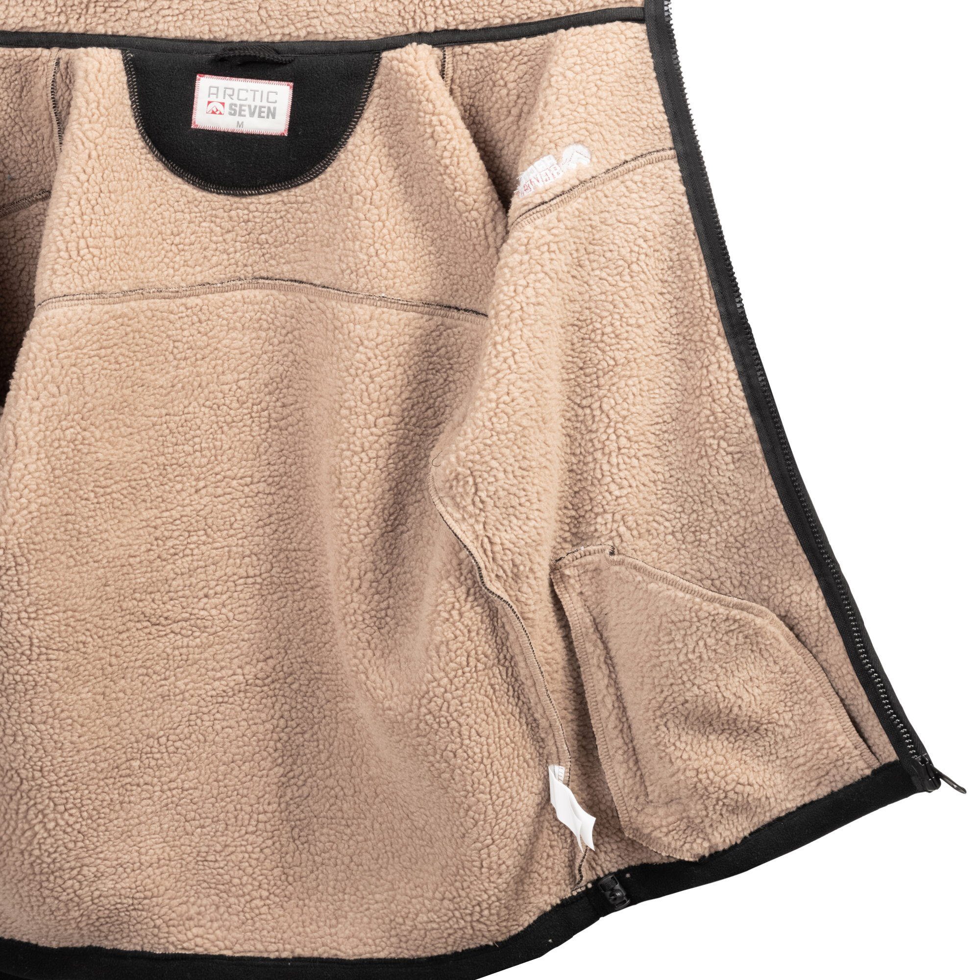 Arctic Seven Fleecejacke ASZeroo mit hoch schließendem Stehkragen – Bild 5 von 5