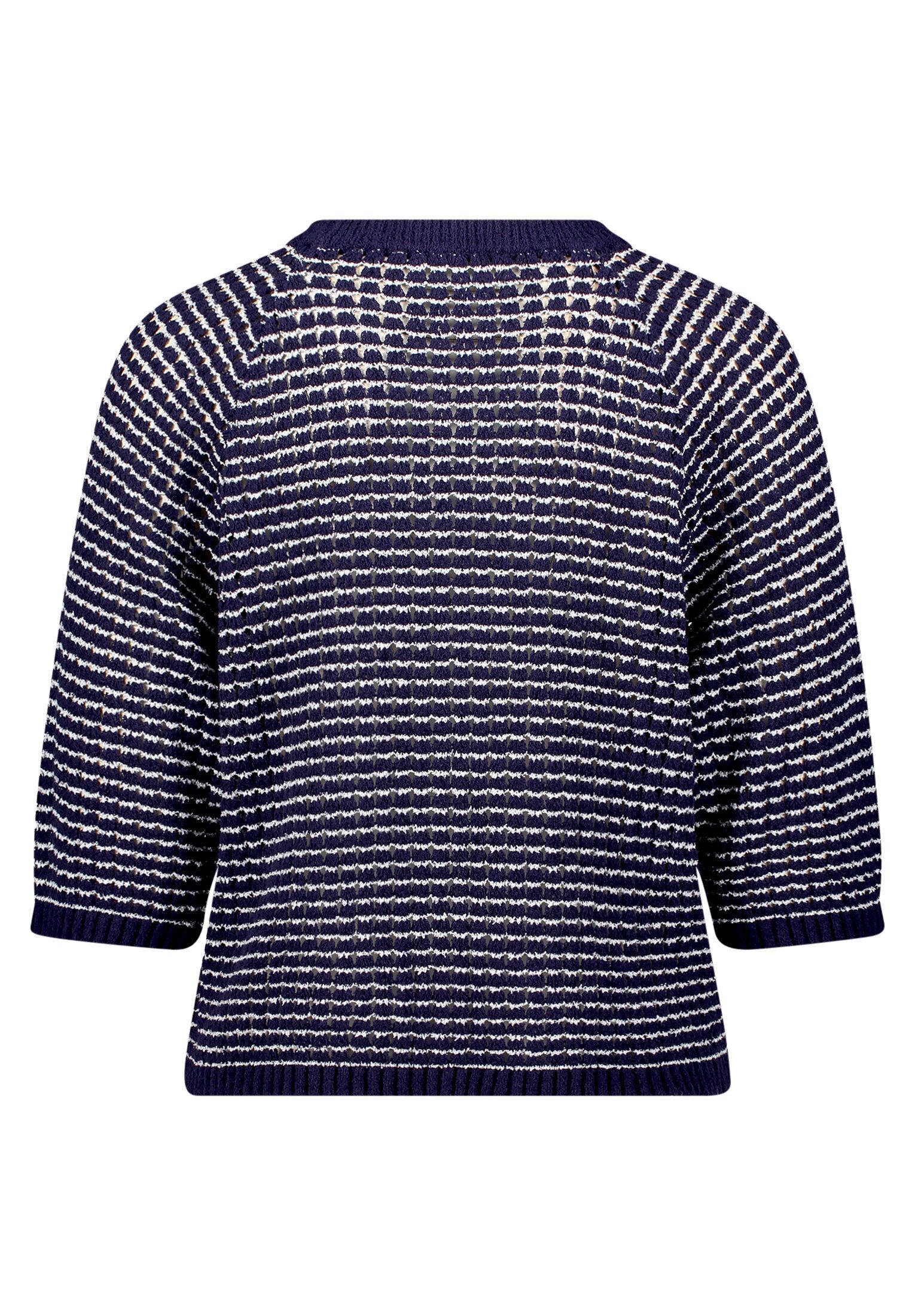Cartoon Strickpullover Damen mit Rundhalsausschnitt (1-tlg)