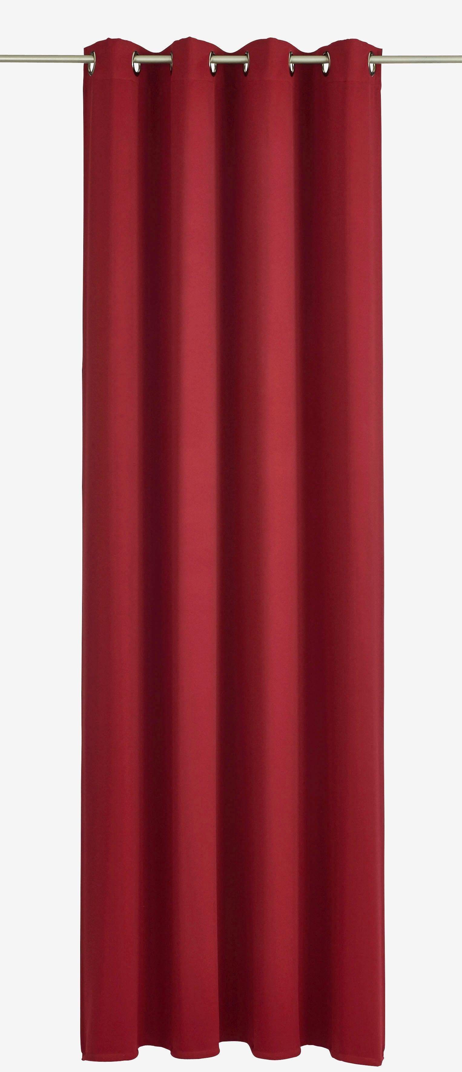 Dim Ösen out, verdunkelnd Vorhang (1 Wirth, rot St),