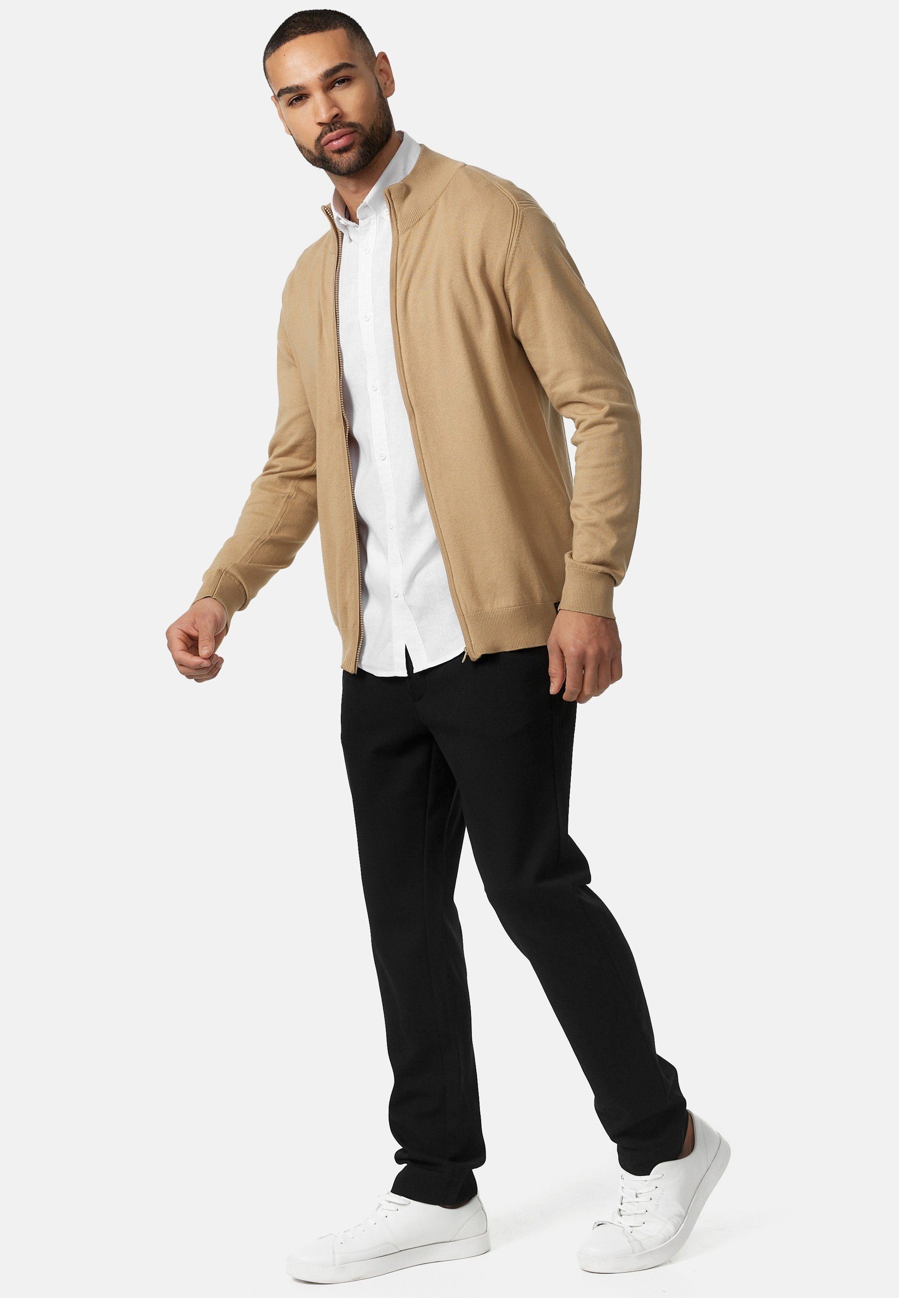Indicode Strickjacke Herren Lau Herrenstrickjacke