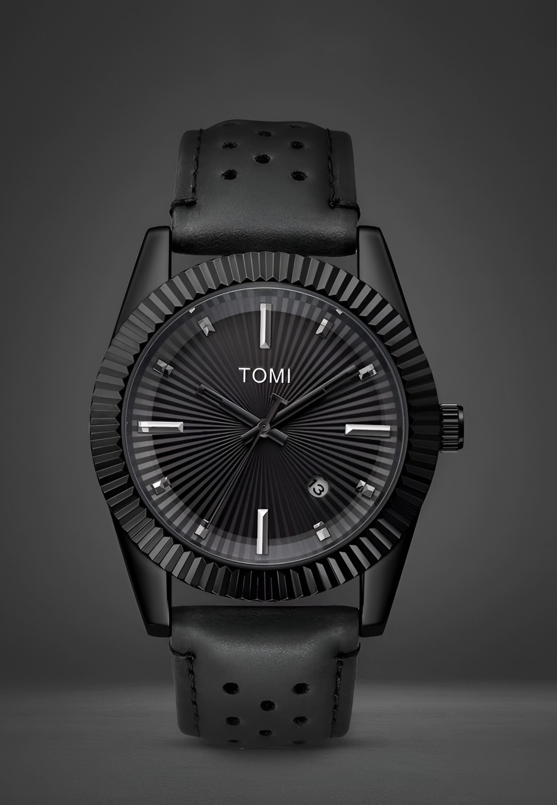 S&T Design Quarzuhr Herren Uhr Leder Armbanduhr Braun Schwarz Elegant Datum günstig online kaufen