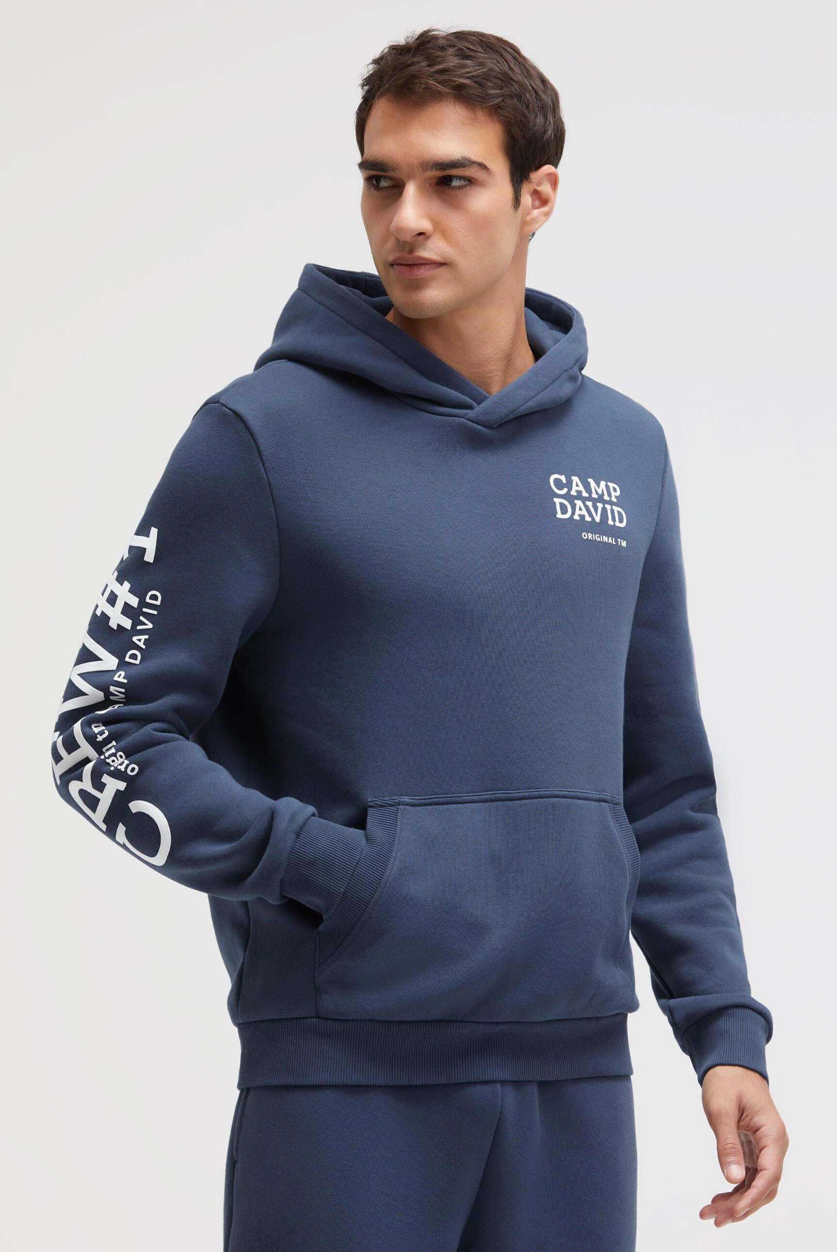CAMP DAVID Kapuzensweatshirt mit Kängurutasche