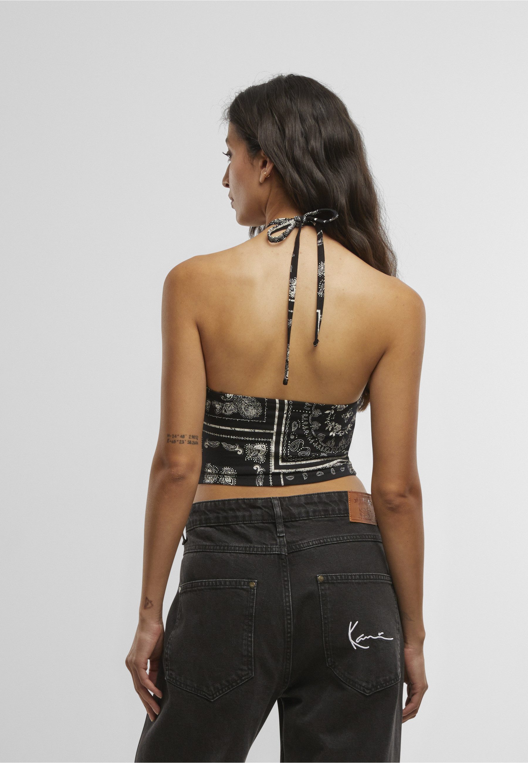Karl Kani Muskelshirt Karl Kani Signature Paisley Neckholder Top (1-tlg)