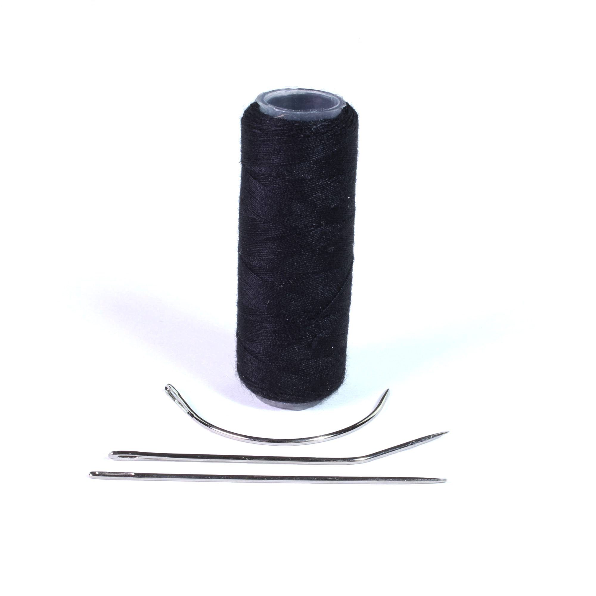 hair2heart Echthaar-Extension Tressier Set für Tressen Schwarz