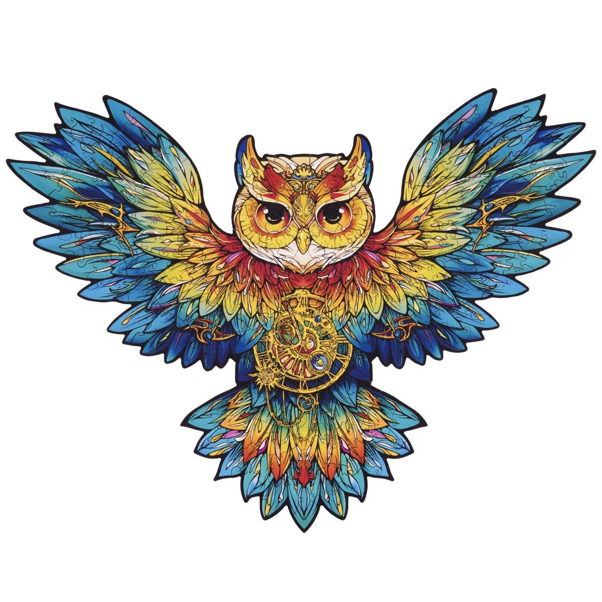 Rowood Konturenpuzzle 2D-Holz-Puzzle Eule, 200 Puzzleteile günstig online kaufen