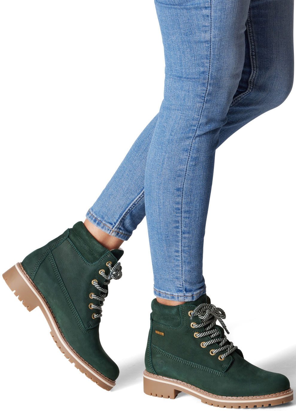 Tamaris Winterboots, Blockabsatz, Schnürboots, Outdoorschuh mit günstig online kaufen