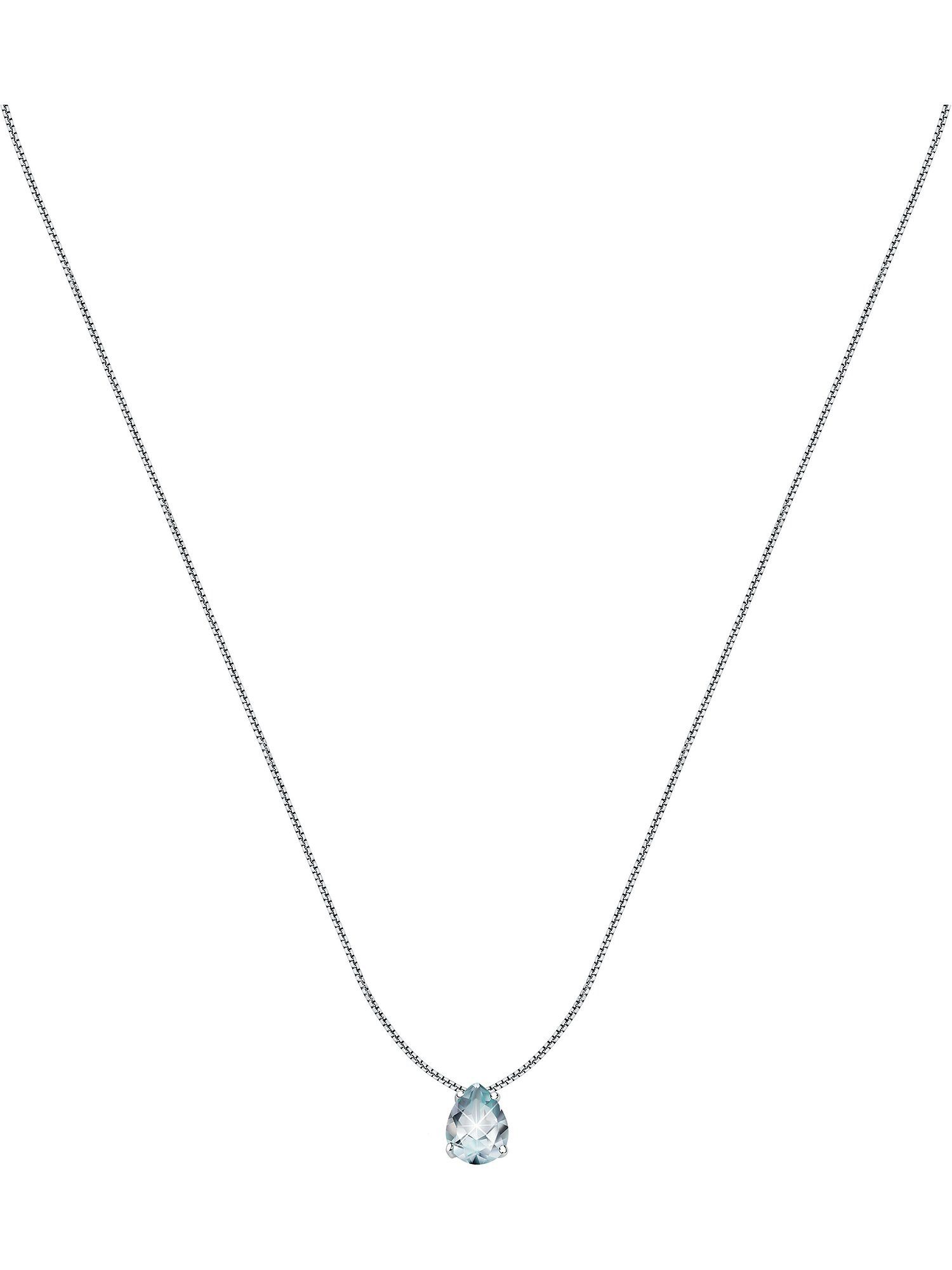 CHRIST Collier CHRIST Damen-Kette 585er Weißgold 1 Aquamarin günstig online kaufen