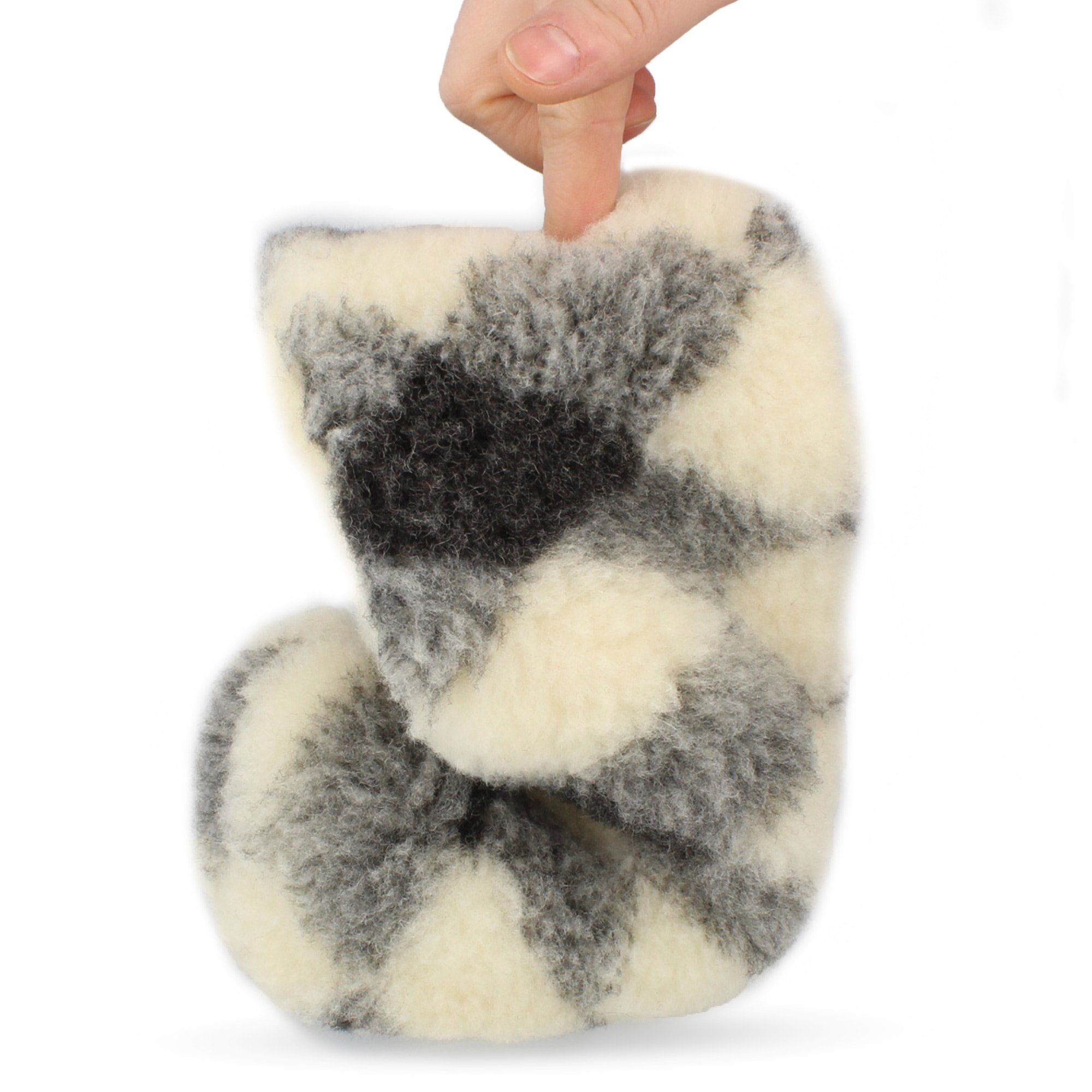 filsko Uddevalla Winter Socken Hausschuh mit Schafwolle gefüttert