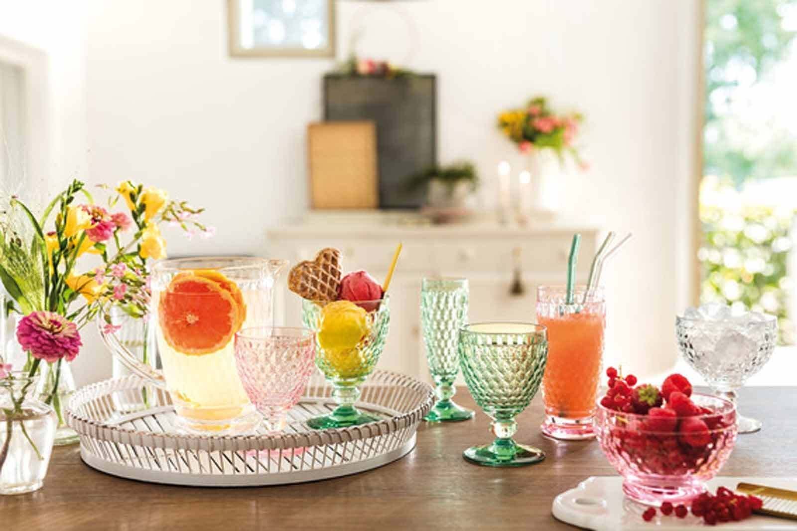 Villeroy & Boch Sektglas Boston Coloured Sektschale 398 ml, 1-tlg., Glas