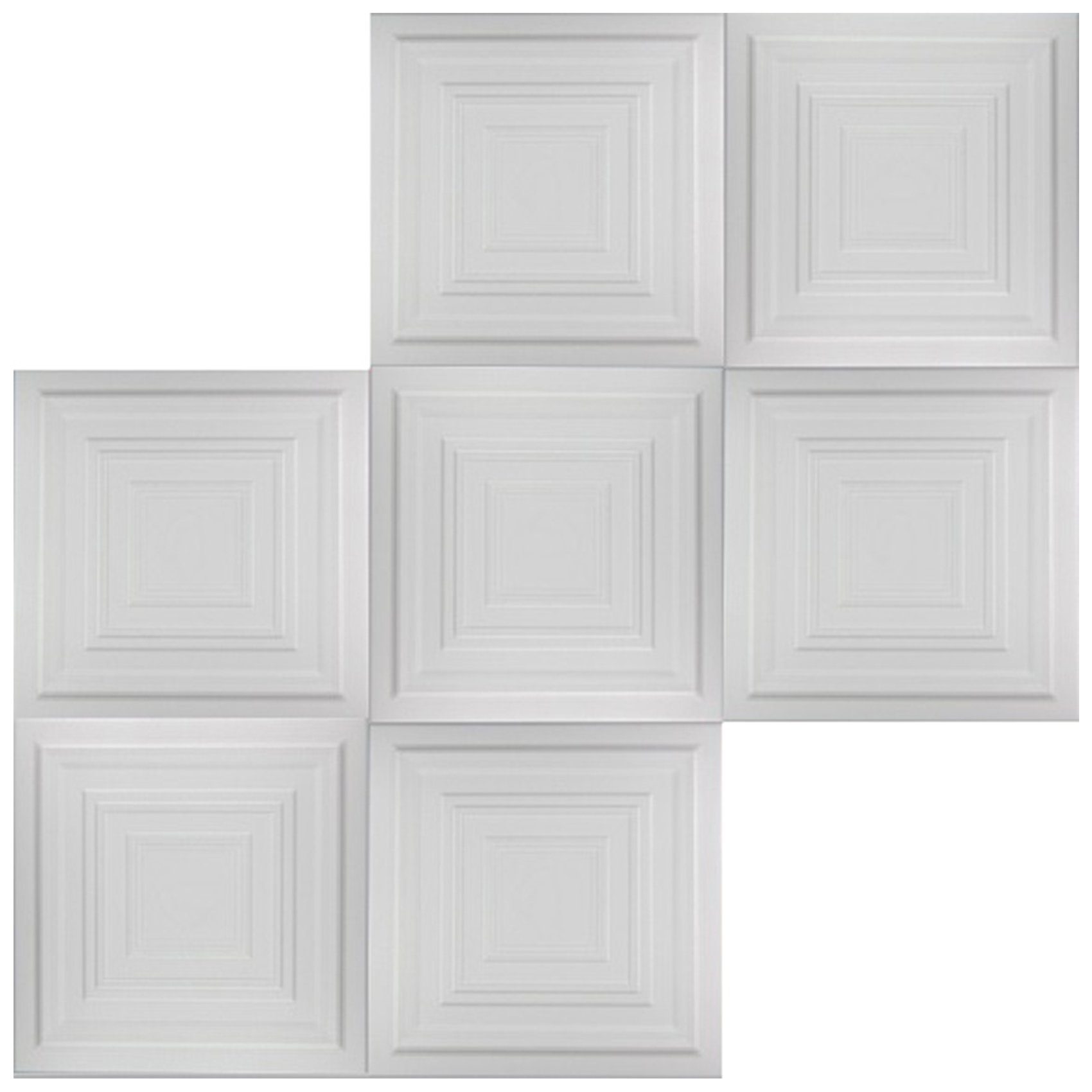 Hexim Wanddekoobjekt NR.31 (Deckenplatten 50x50cm Styroporplatten günstig online kaufen