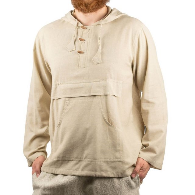 KUNST UND MAGIE Hoodie KUNST&MAGIE Herren bunt Hoodie Fischerhemd Kapuze Kä günstig online kaufen