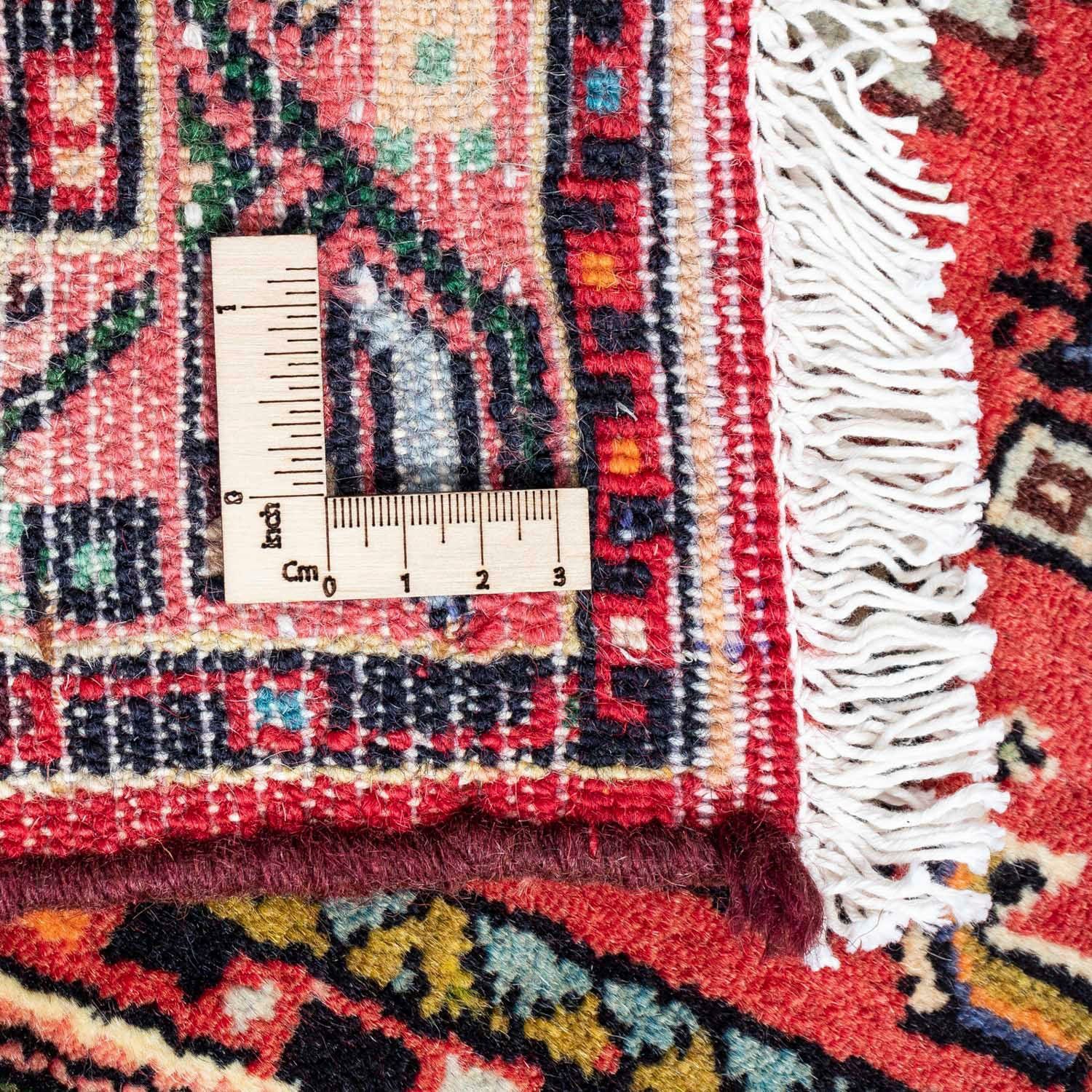 Wollteppich Hosseinabad Rosso morgenland, Handgeknüpft 80 10 rechteckig, Höhe: cm, 125 mm, Medaillon x