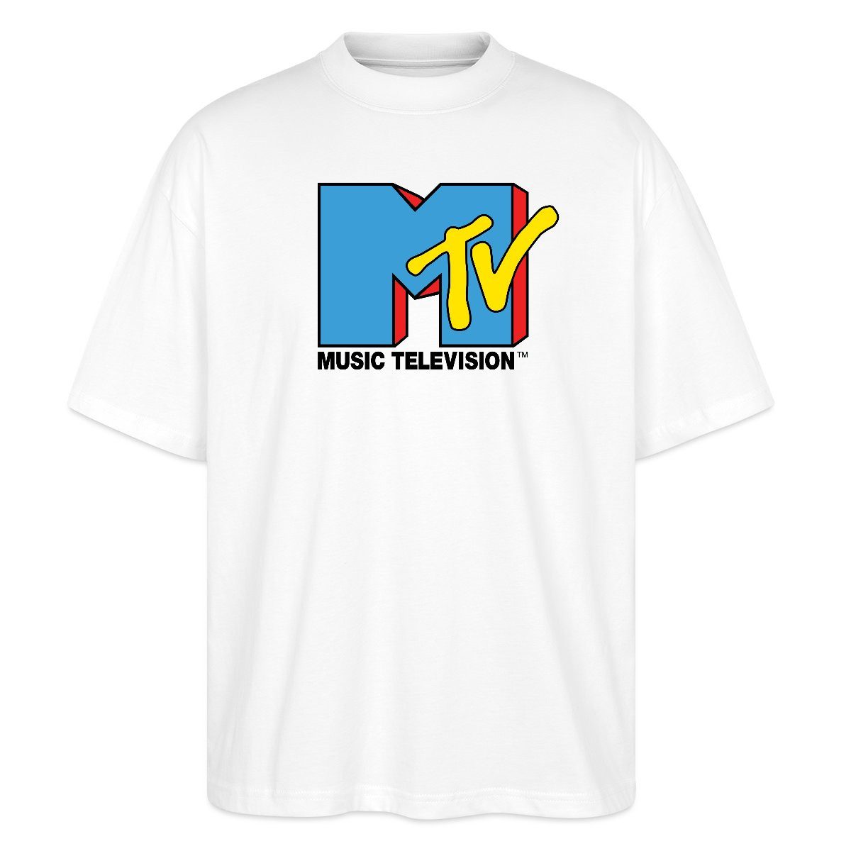 T-Shirt MTV Music Television Klassiches Logo Oversize Unisex T-Shirt