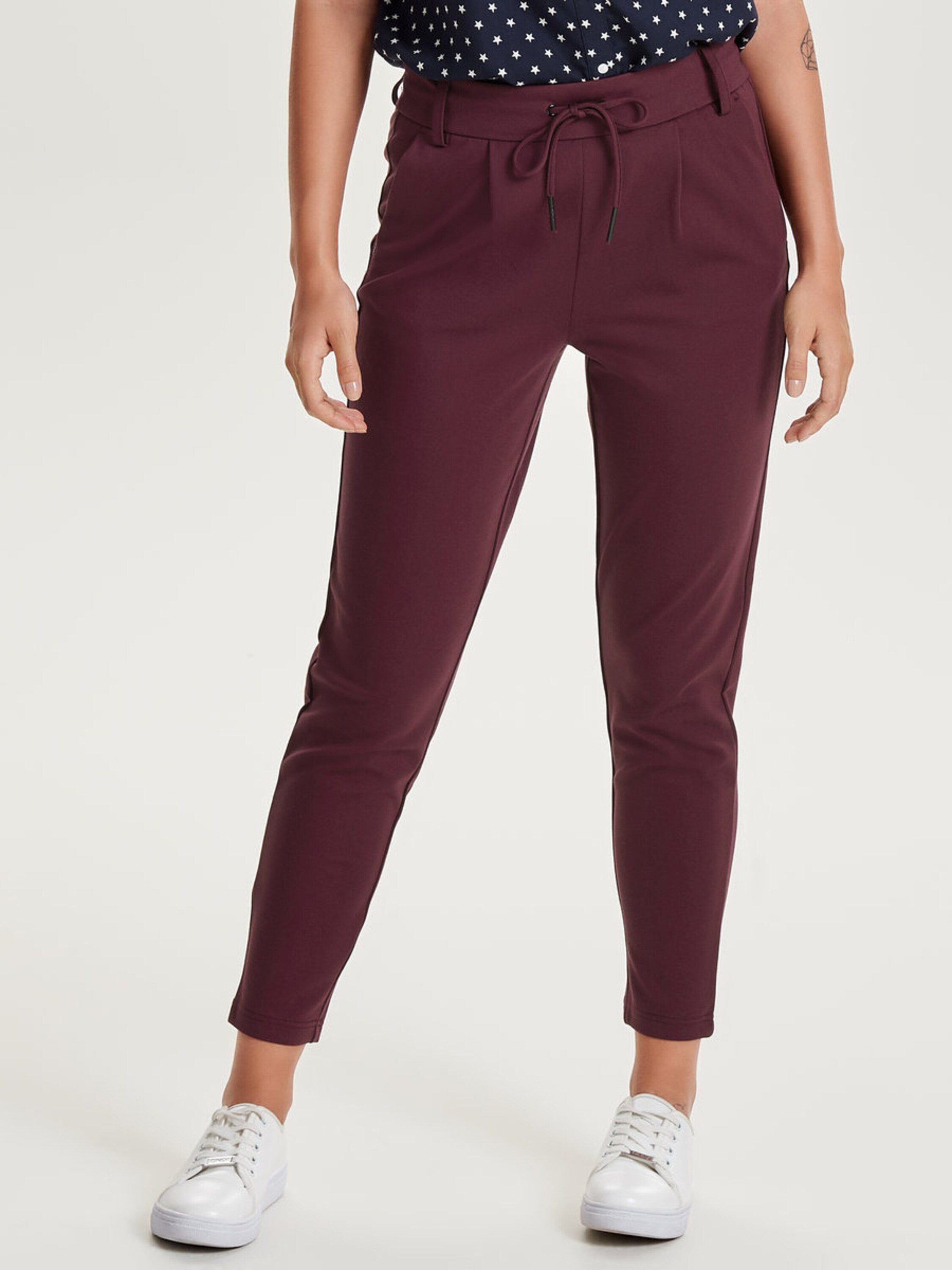 ONLY Bundfaltenhose Poptrash (1-tlg) Drapiert/gerafft günstig online kaufen