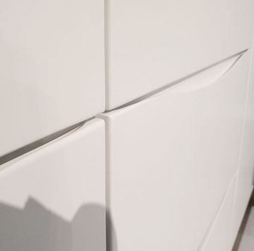 Feldmann-Wohnen Klapphängeschrank Napoli (Napoli, 1-St) 80cm Front- und Korpusfarbe wählbar grifflos 2-türig mit Glasfront