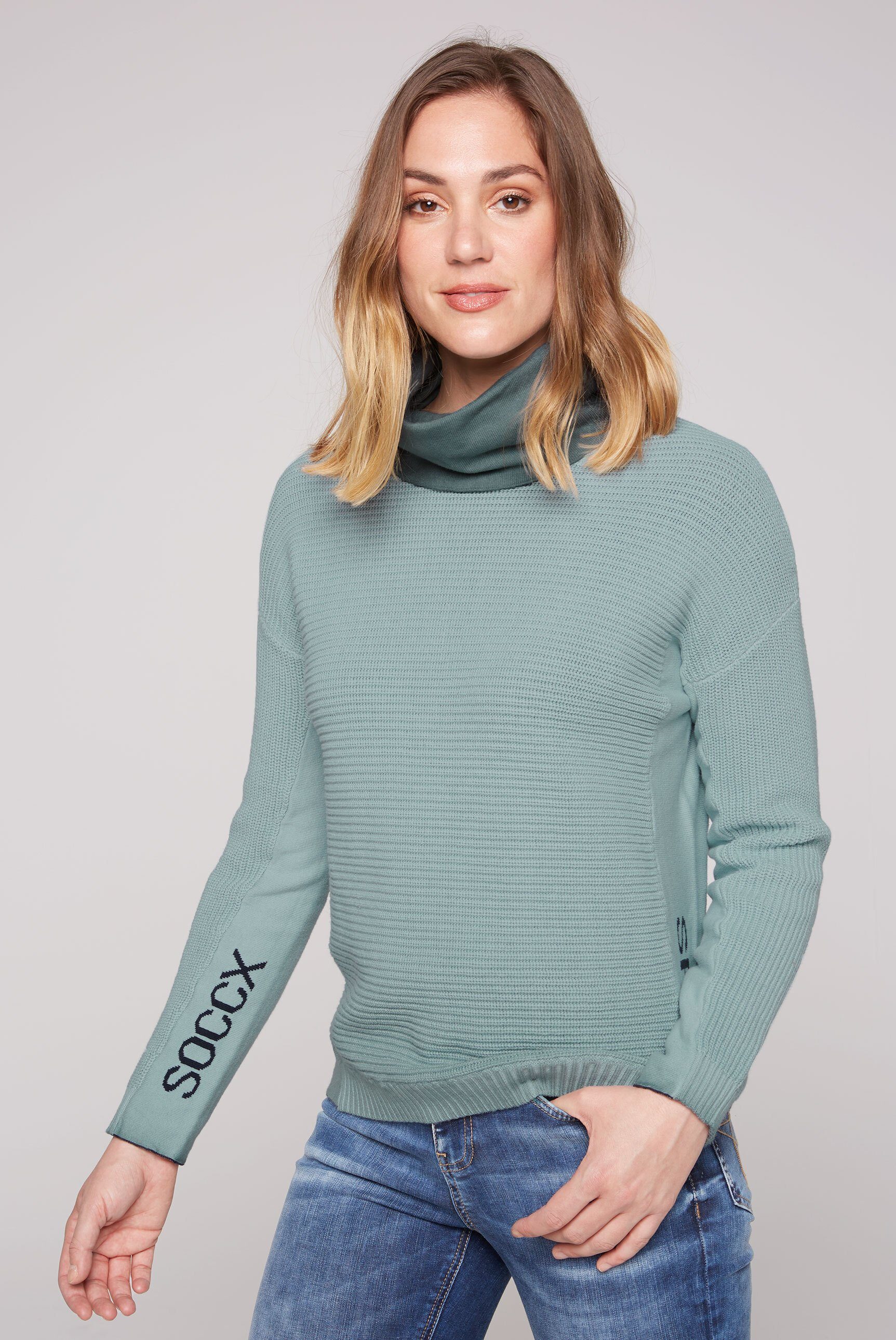 Rollkragenpullover aus Baumwolle SOCCX