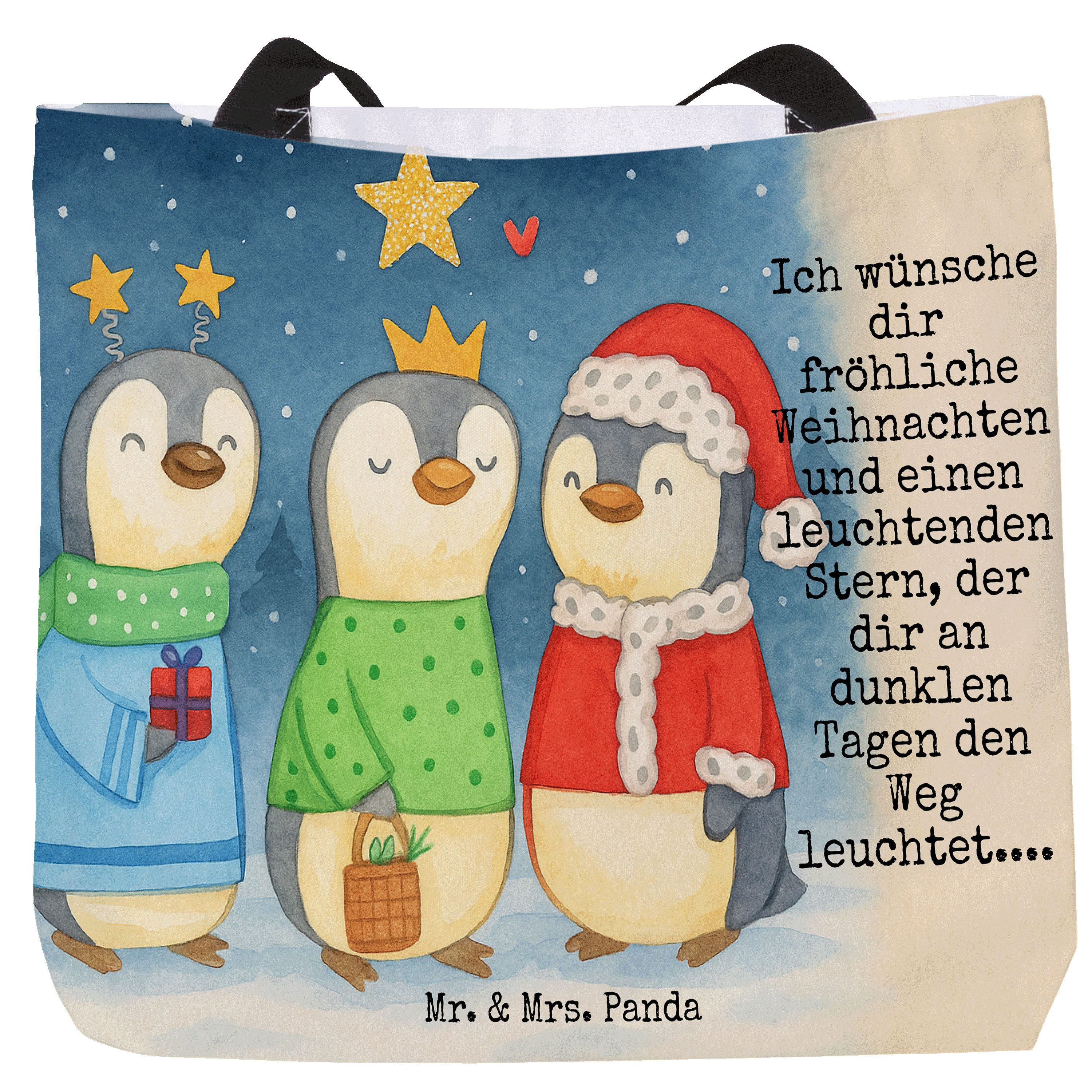 Shopper Winterzeit Heilige drei Könige Design, Reisetasche, Weiß, Heiligabend