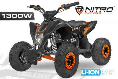 Nitro Motors Elektro-Kinderquad Elektro 1300W XXL midi Kinder Quad Madox 6" Kinderquad ATV Pocketquad