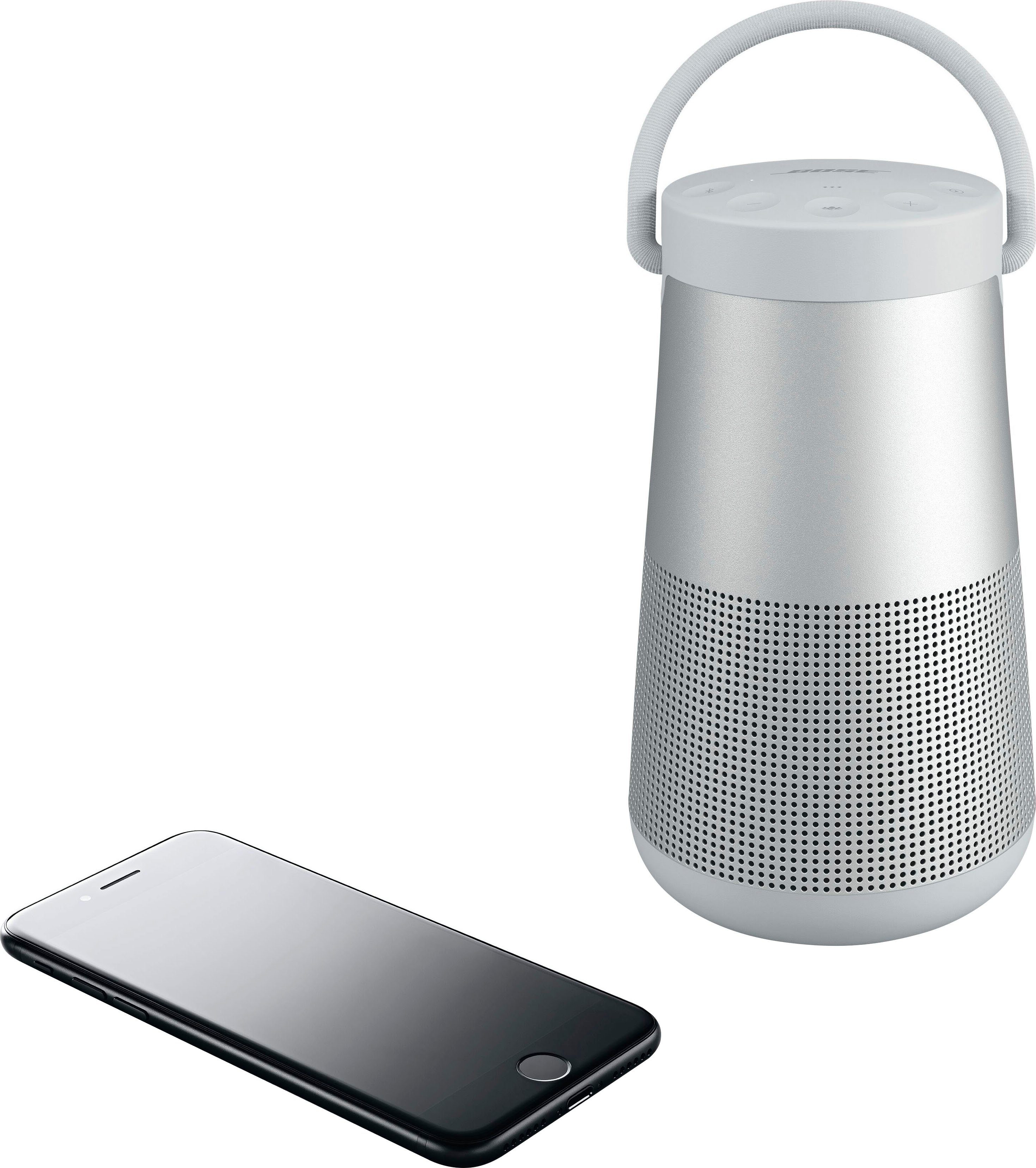 Silver Bose Bluetooth-Lautsprecher Stereo SoundLink (Bluetooth) Luxe Revolve+ II