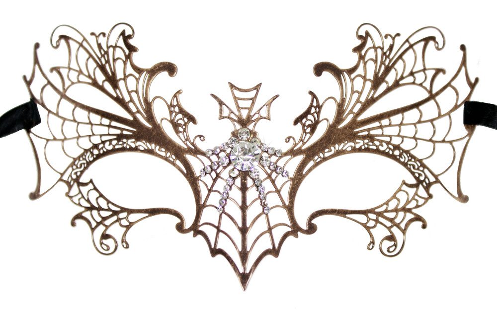 Zoelibat Verkleidungsmaske Metall Augenmaske Amanda - Antik Bronze mit Stra günstig online kaufen