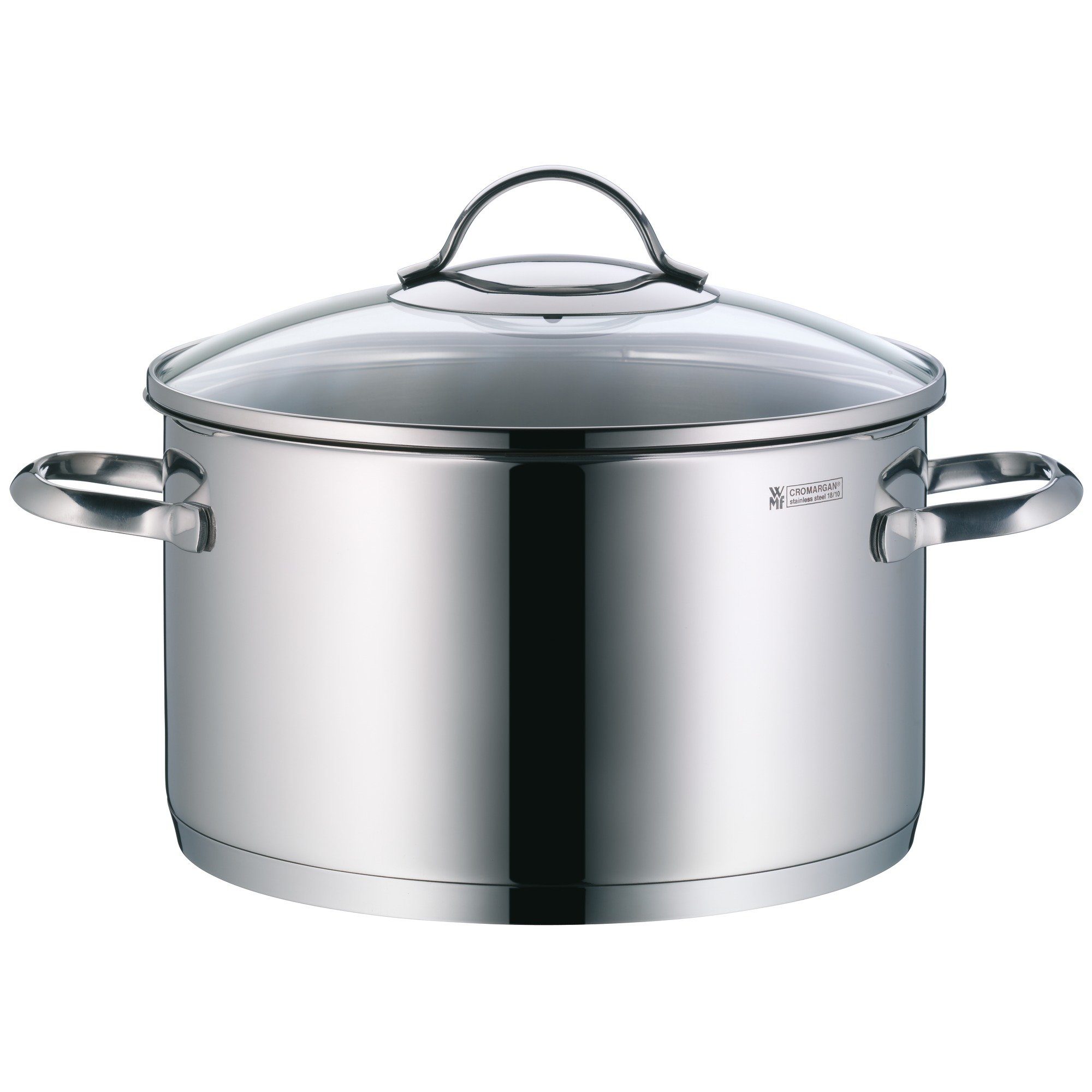 WMF Fleischtopf Provence Plus Kochtopf mit Deckel, 24 cm, Cromargan® Edelstahl rostfrei 18/10 (1-tlg., 1x Fleischtopf mit Deckel 24 cm (Volumen 5,7l, Höhe 13,5 cm), - optimal für Herdplatten mit Ø 22 cm