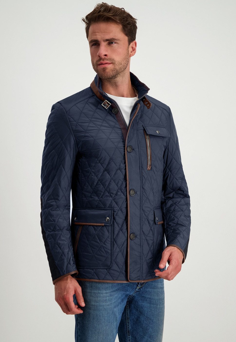 Milestone Steppjacke Leonido Übergangsjacke mit Rautenmuster günstig online kaufen