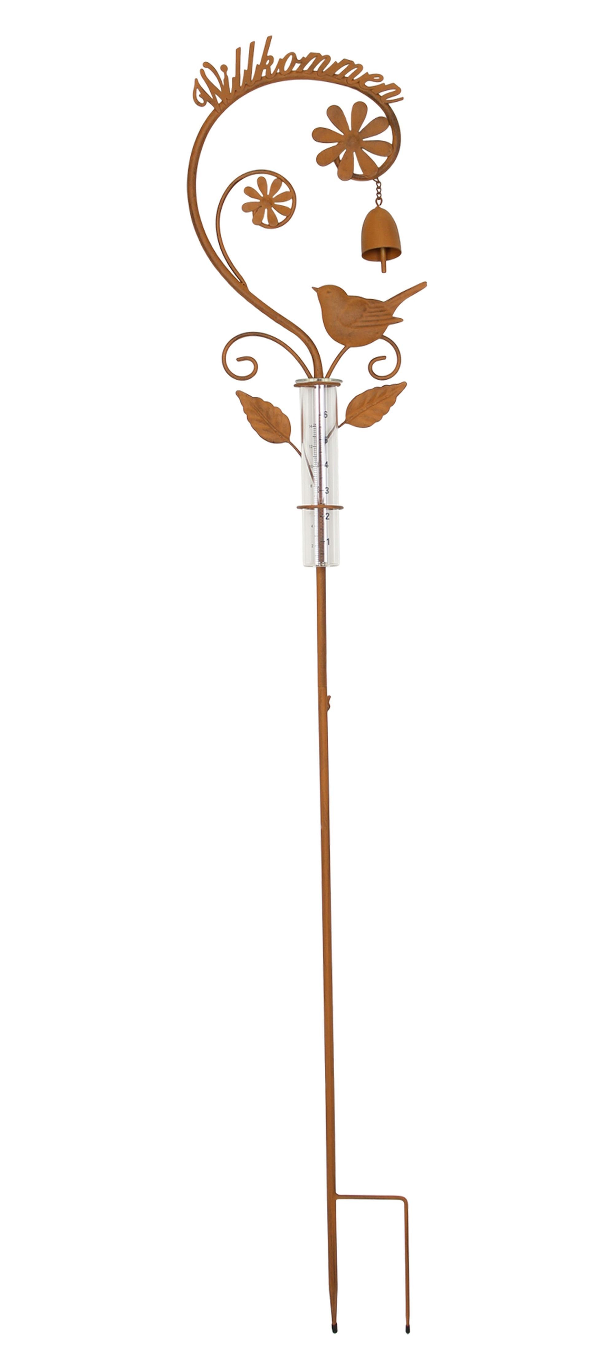 Dekoleidenschaft Gartenstecker "Willkommen" 124 cm hoch günstig online kaufen