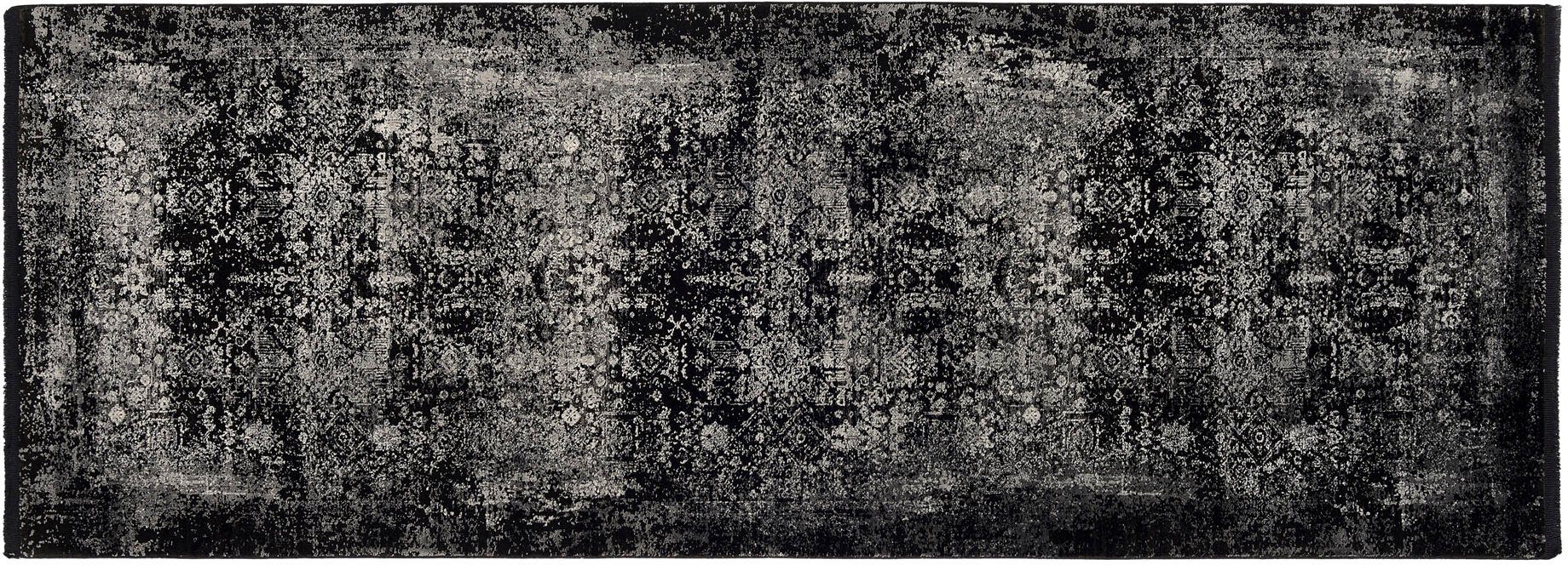 OCI DIE TEPPICHMARKE Läufer BESTELLER MAGIC, rechteckig, Höhe: 8 mm, Glanz Viskose, mit Fransen, Hoch Tief Struktur, Vintage, Wohnzimmer