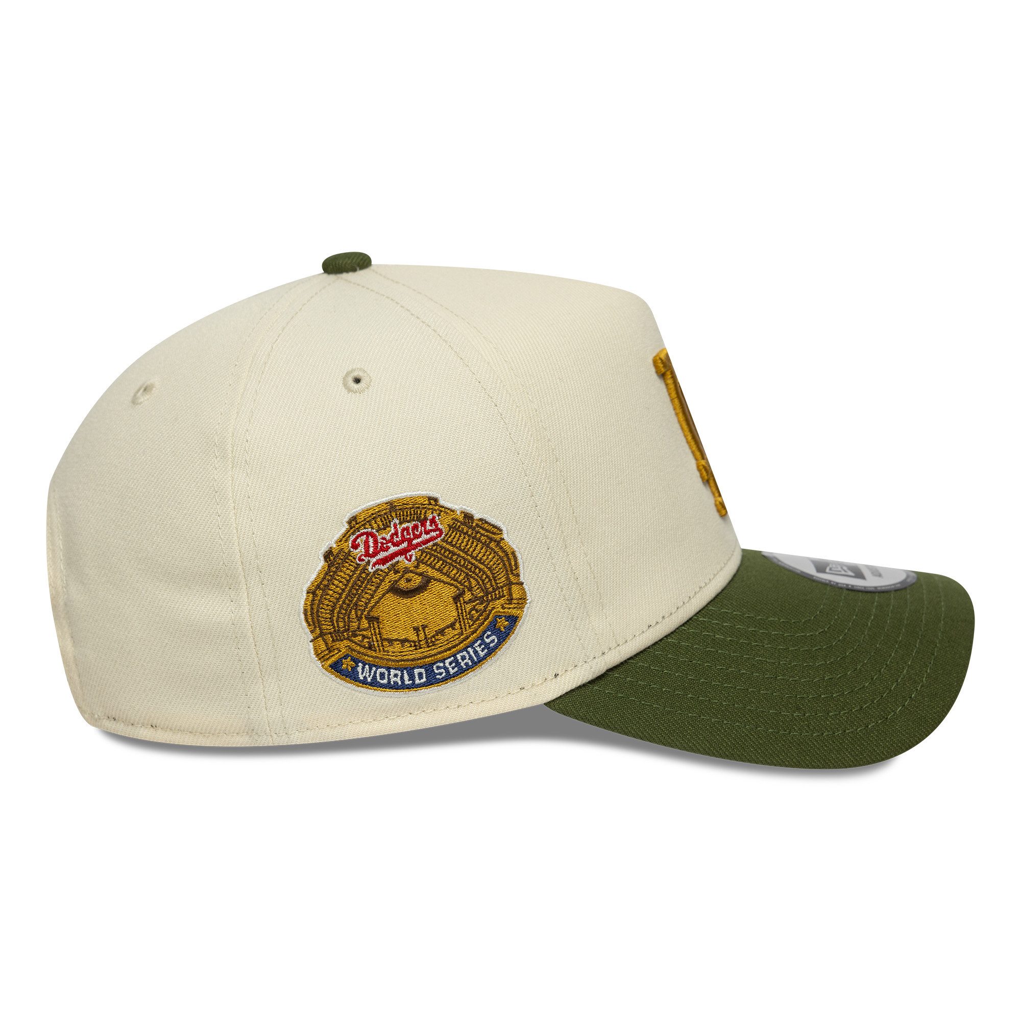 New Era Snapback Cap 9FORTY E-Frame Los Angeles Dodgers MLB World Series Patch