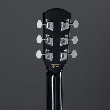 Squier Westerngitarre, Fender SA-105CE Dreadnought Black, SA-105CE Dreadnought Black - Westerngitarre