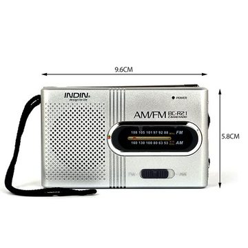 GelldG Radio Batteriebetrieben FM AM, Batterie Radio, Radio Klein Radio