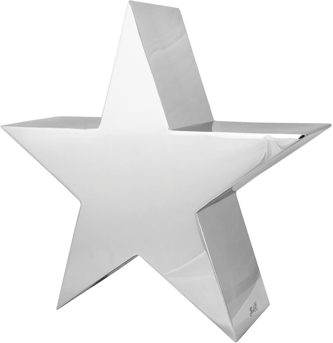 Fink Dekostern REVA, Weihnachtsdeko aus Edelstahl, poliert, 1 St