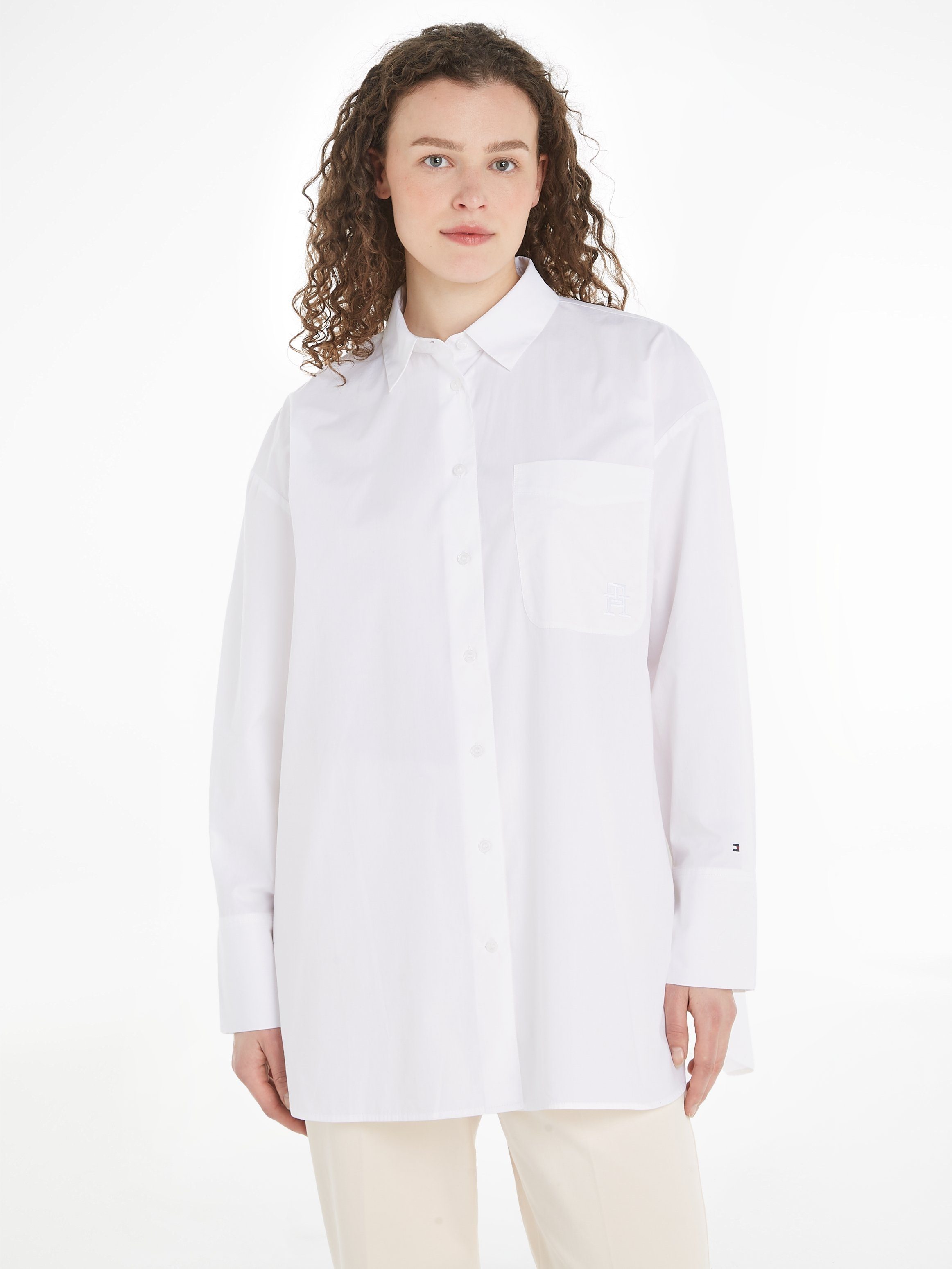 Tommy Hilfiger Hemdbluse MD ESSENTIAL LOOSE günstig online kaufen