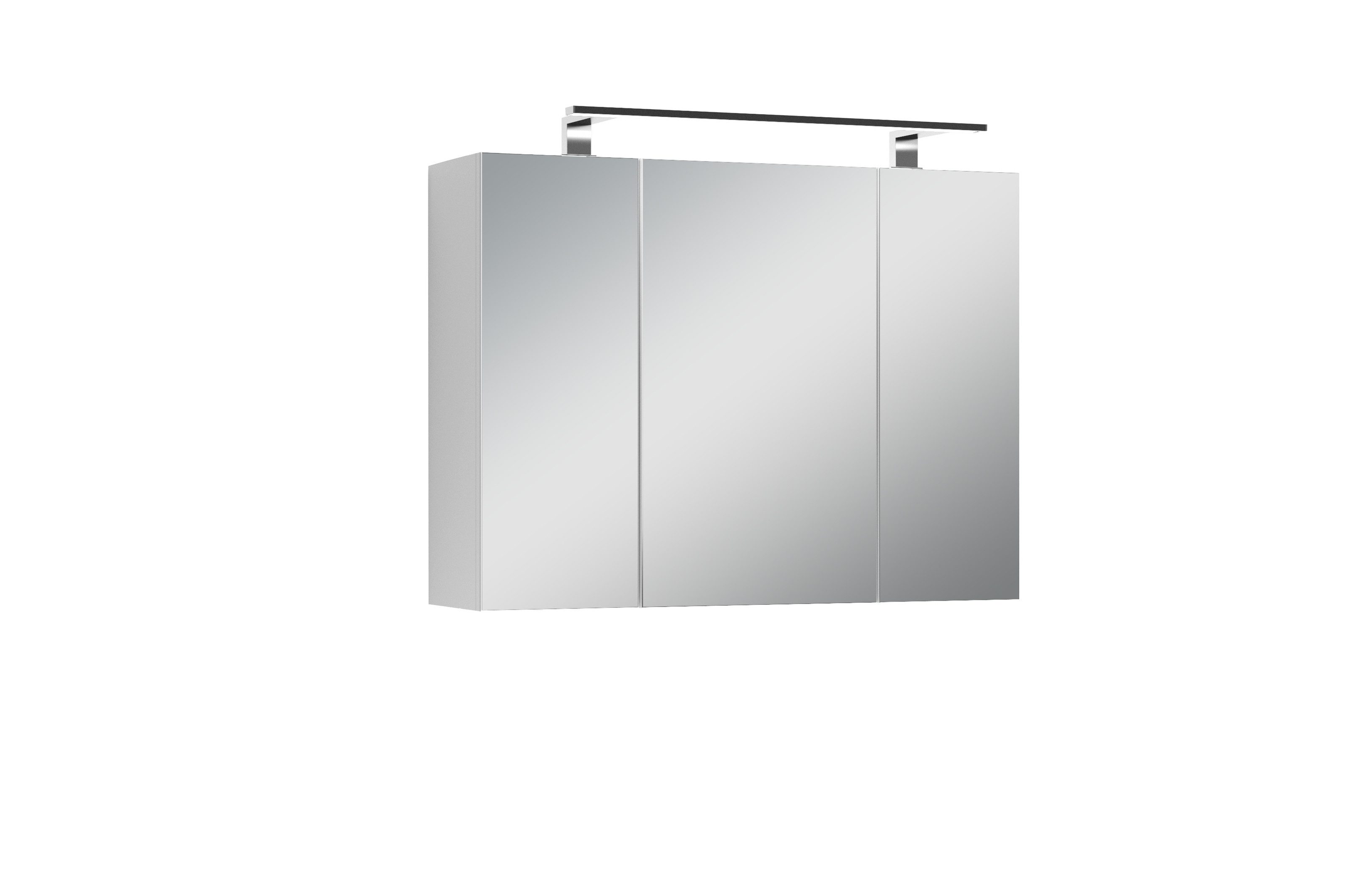 freiraum Badezimmerspiegelschrank SPREE in weiß 80 x 60 x 20 cm (BxHxT)
