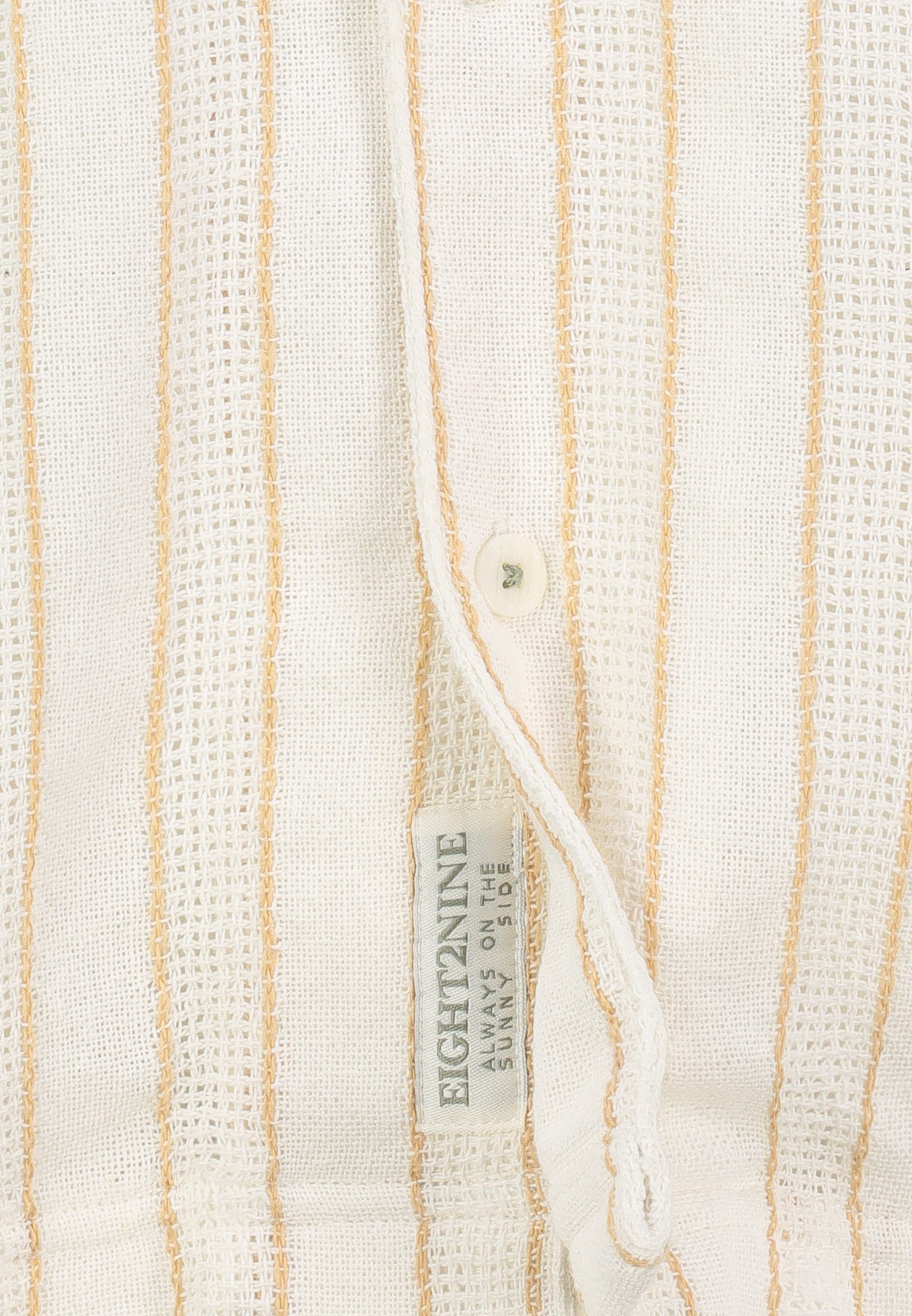 Eight2Nine Kurzarmhemd Herren Kurzes Jacquard Hemd Retro Hemd, Rautenmuster – Bild 3 von 3