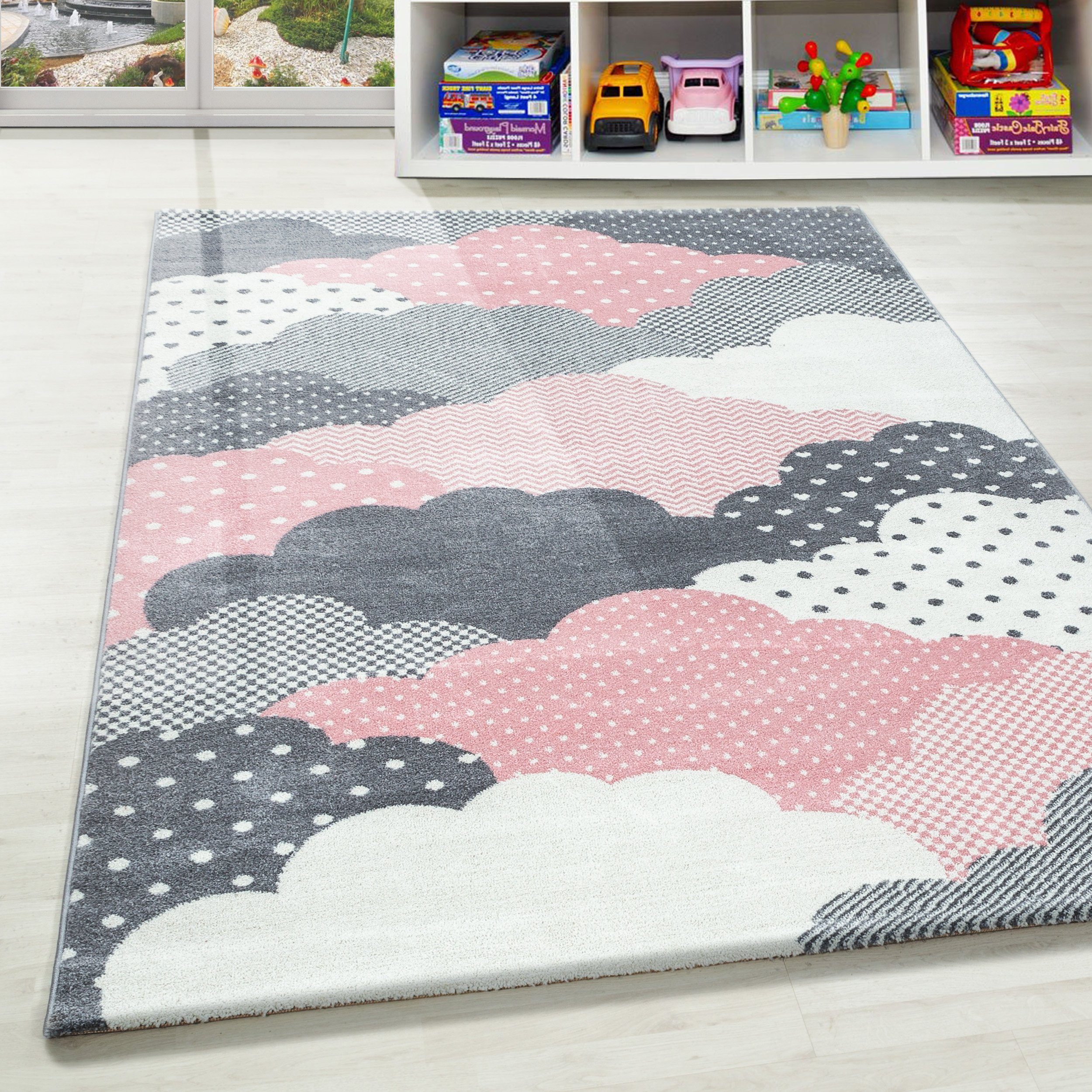 Teppium Teppich Wolken Design, Rechteckig, Höhe: günstig online kaufen