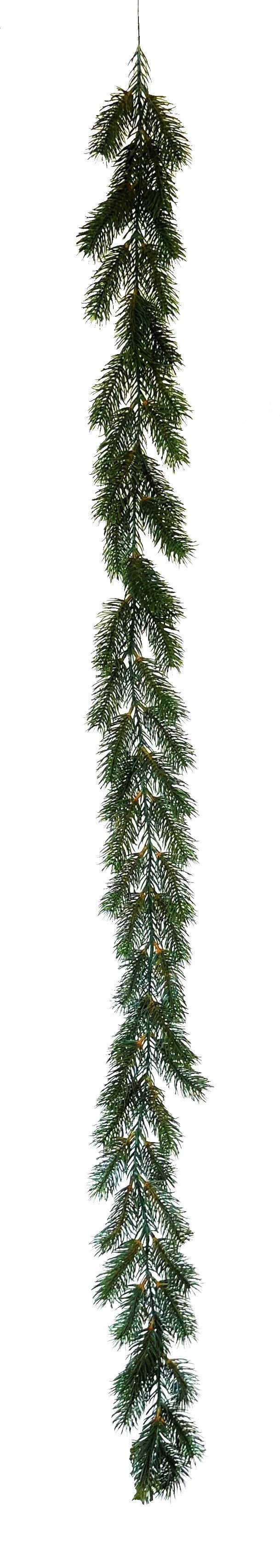 Kunstgirlande Künstliche TANNENGIRLANDE ca. 150-160 cm. Mit ca. 60 Tannen-T günstig online kaufen