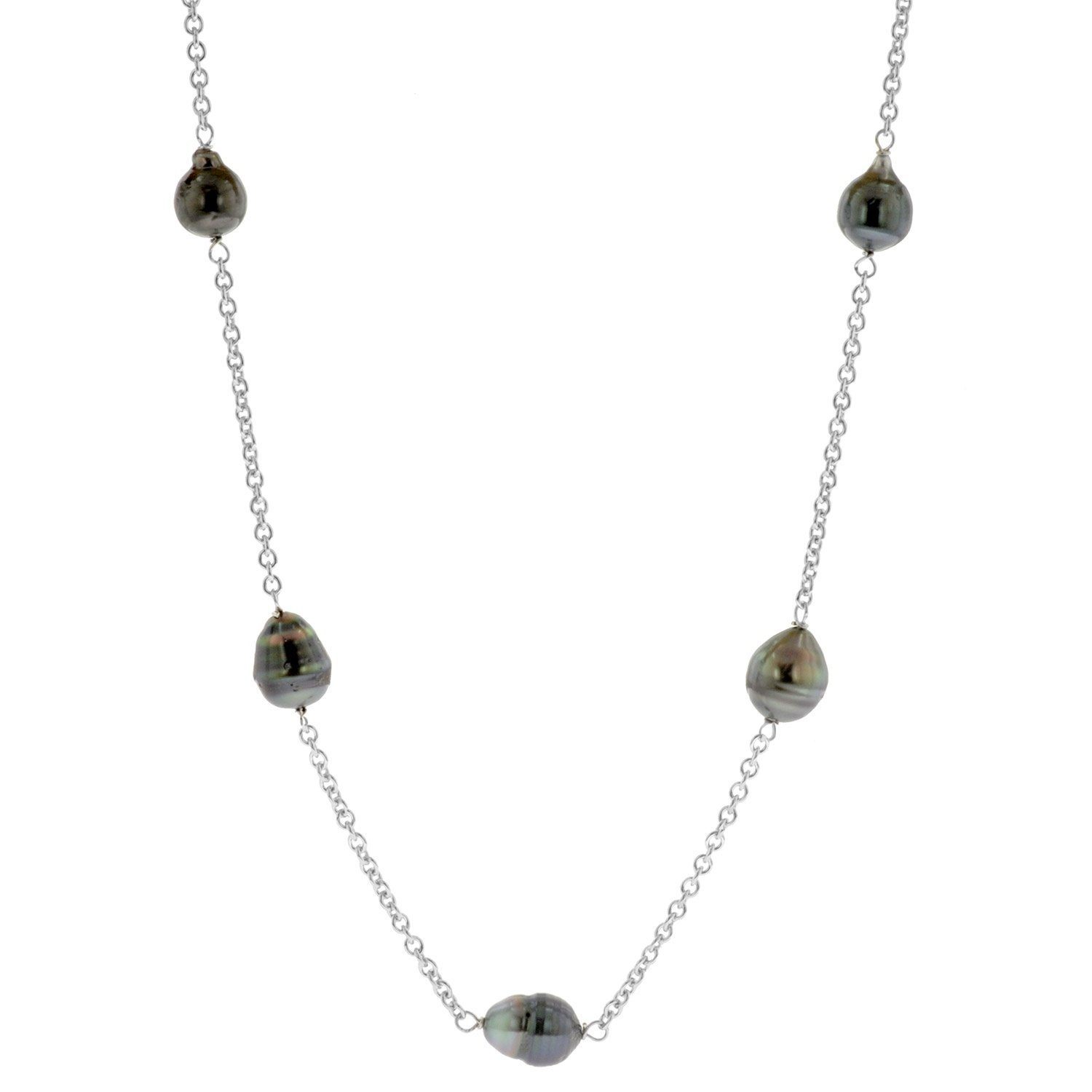 trendor Collier Sterlingsilber Tahiti-Perlen 925 für mit Collier