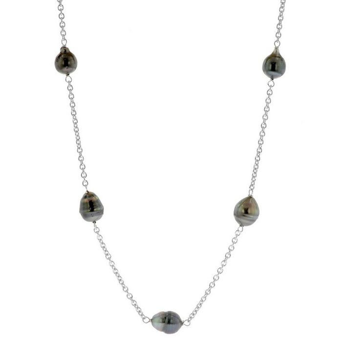 trendor Collier für 925 Sterlingsilber Collier mit Tahiti-Perlen