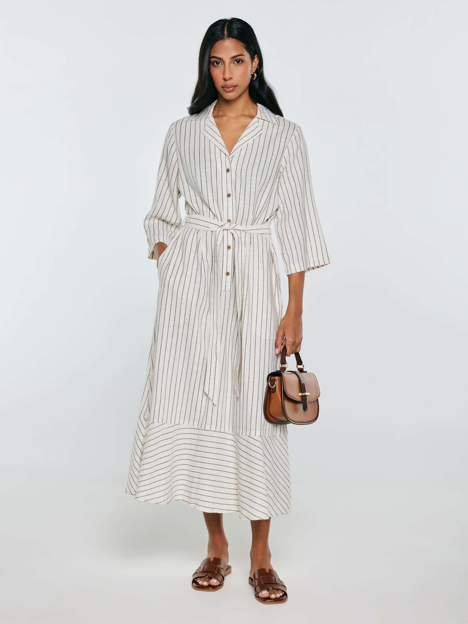 BIG STAR Shirtkleid KEMESI Midi