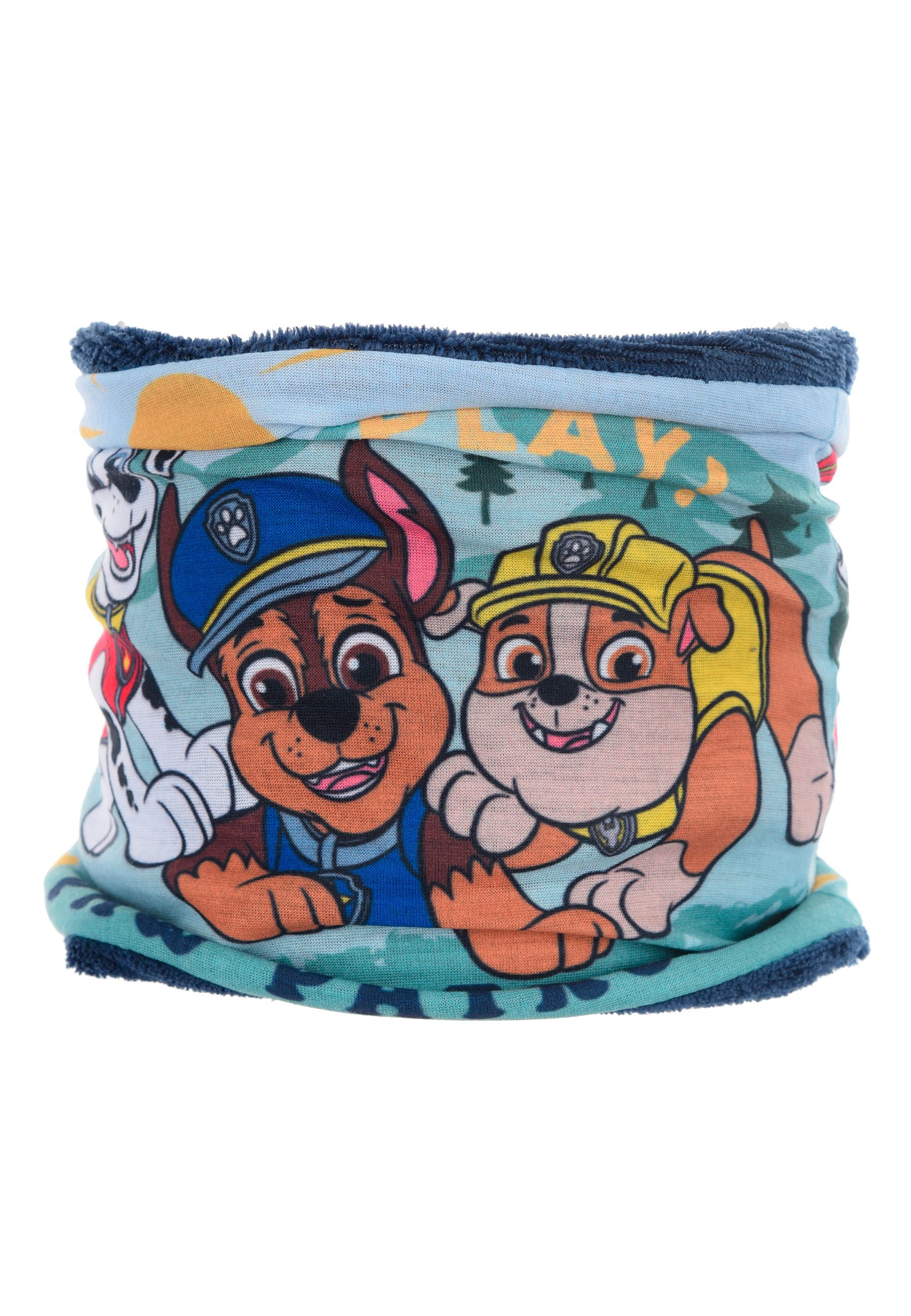PAW PATROL Loop Chase Kinder Jungen Winter-Schal Schlauch-Schal